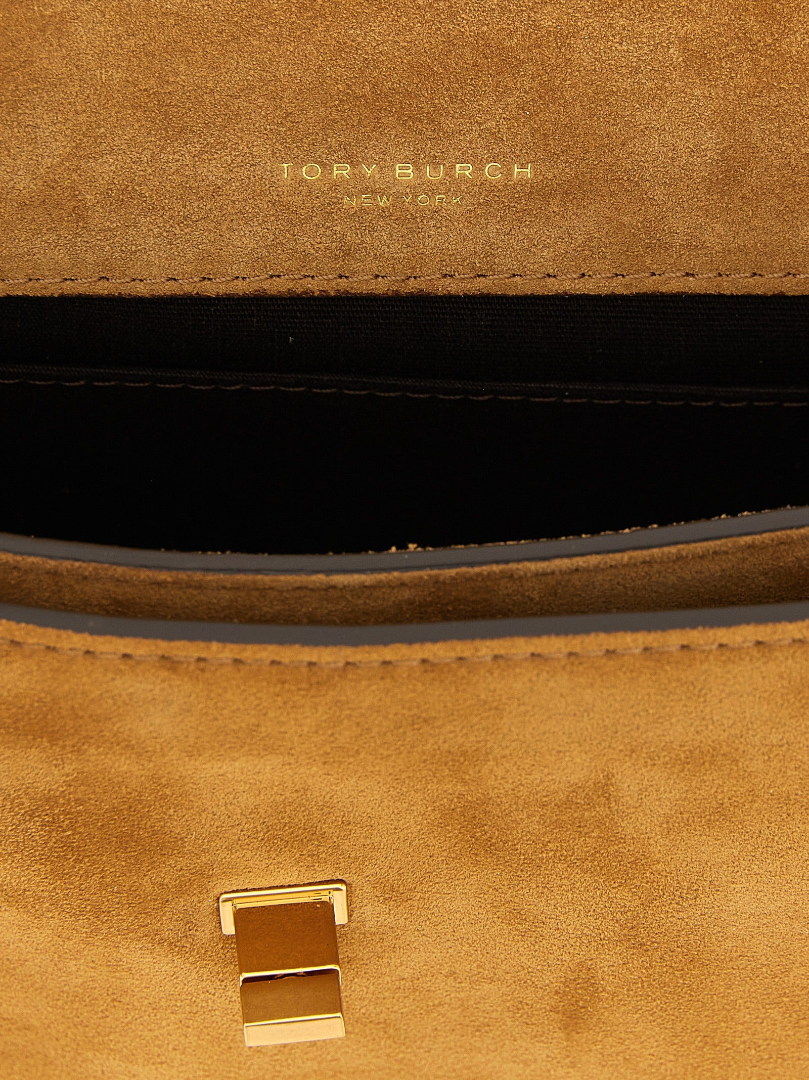 Brown Calfskin Shoulder Bag