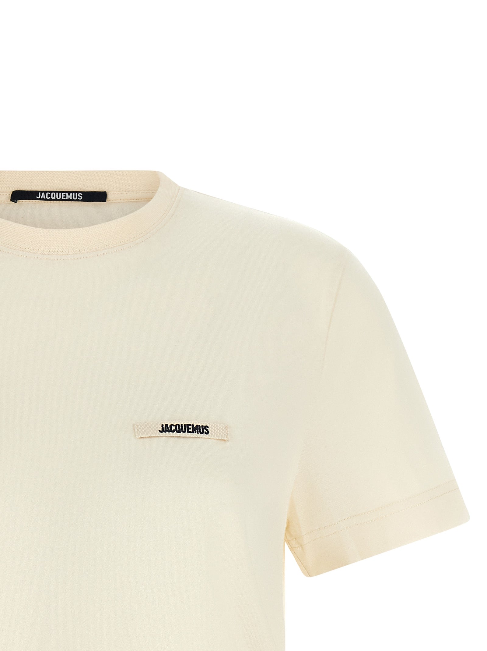 Beige Cotton T-Shirt