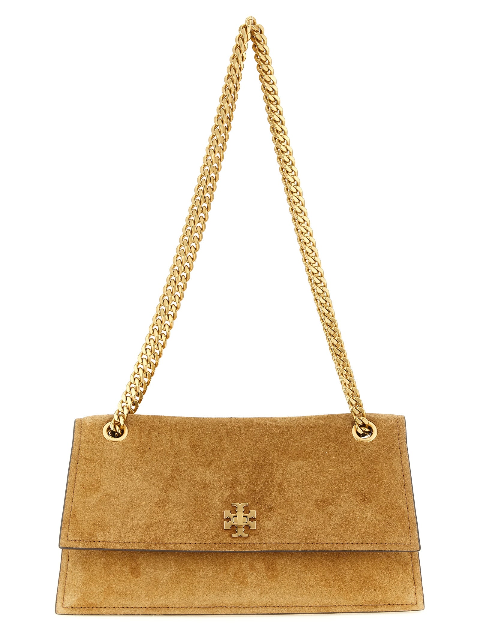 Brown Calfskin Shoulder Bag