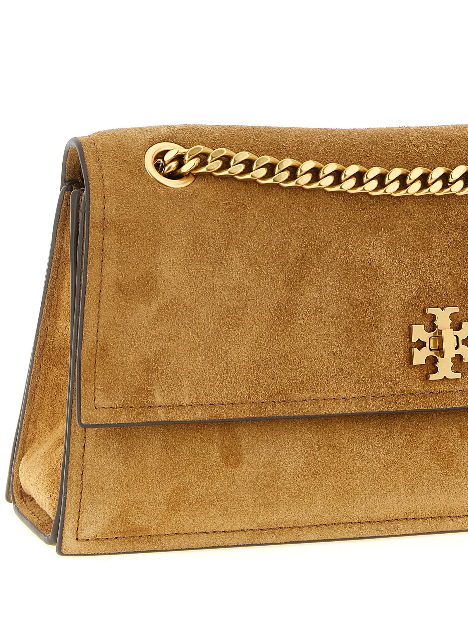Brown Calfskin Shoulder Bag
