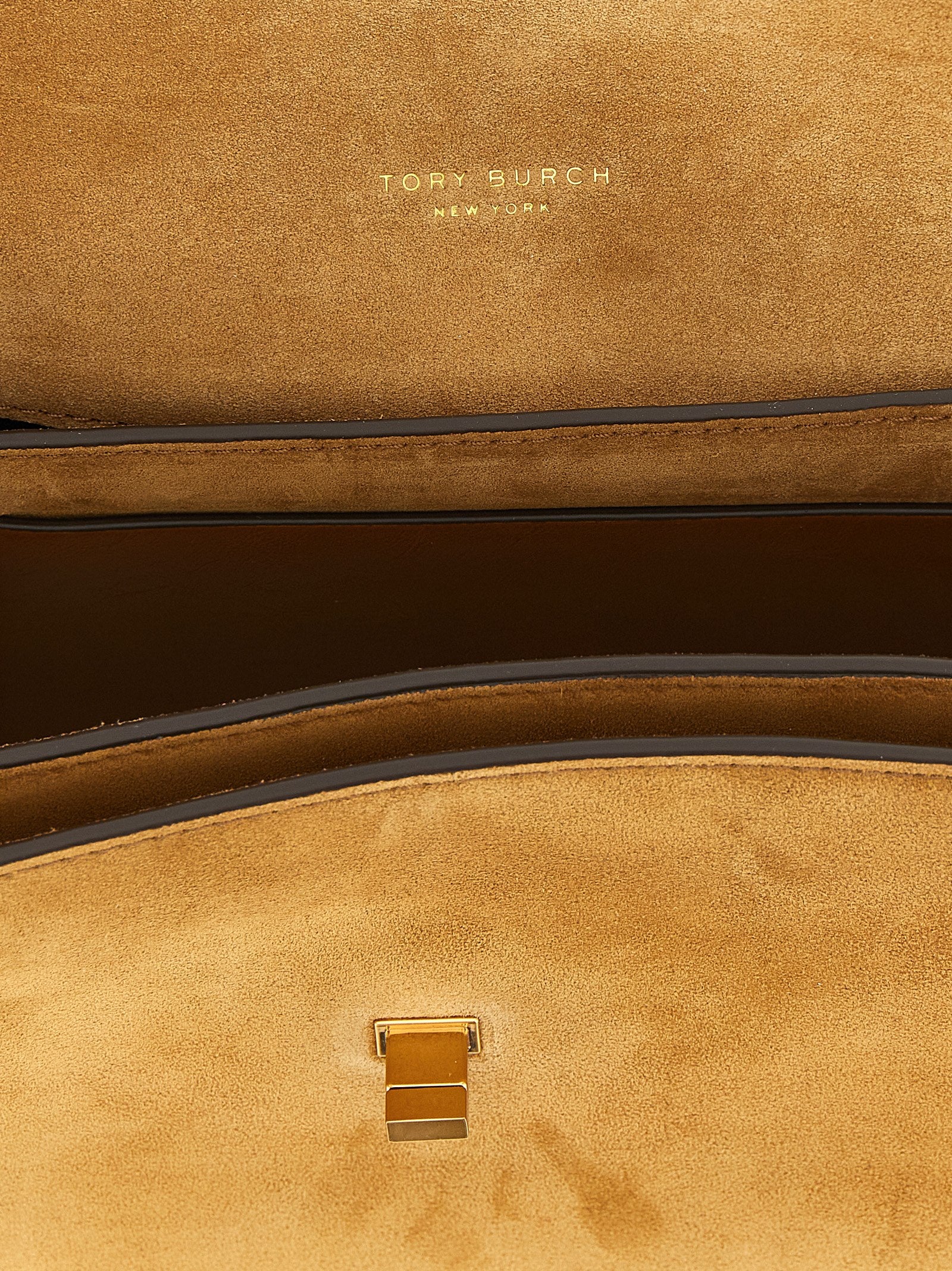 Brown Calfskin Shoulder Bag