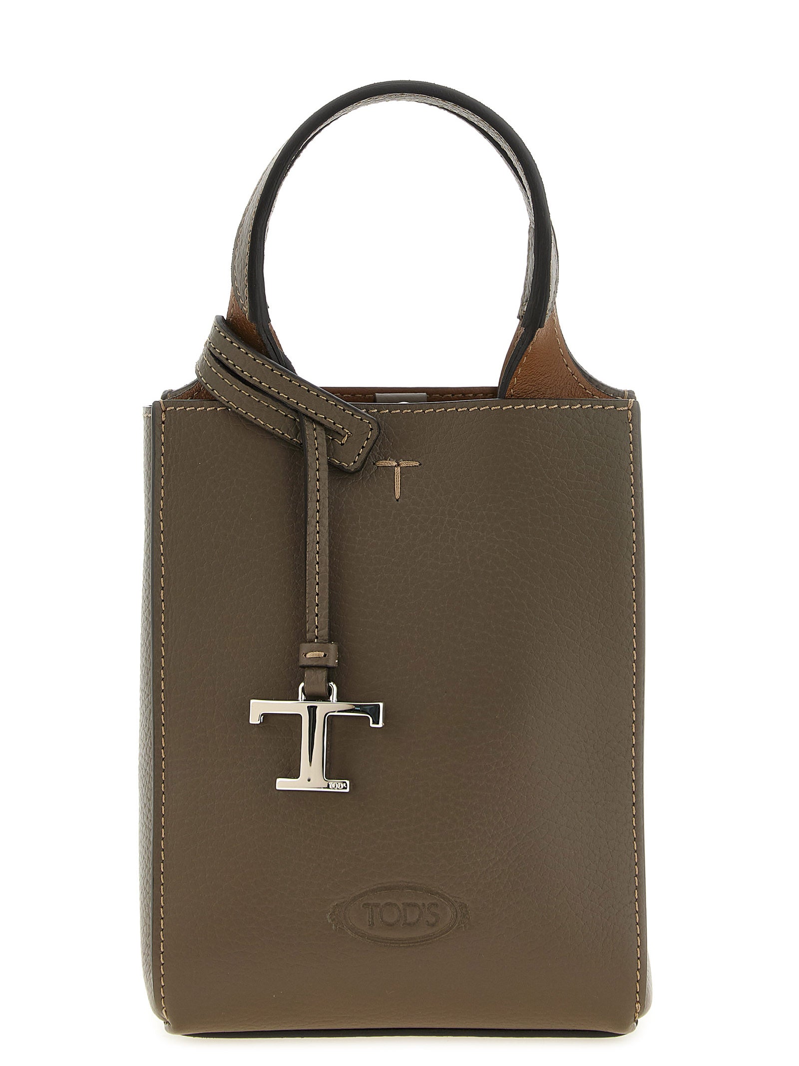 Bicolor Calfskin Handbag