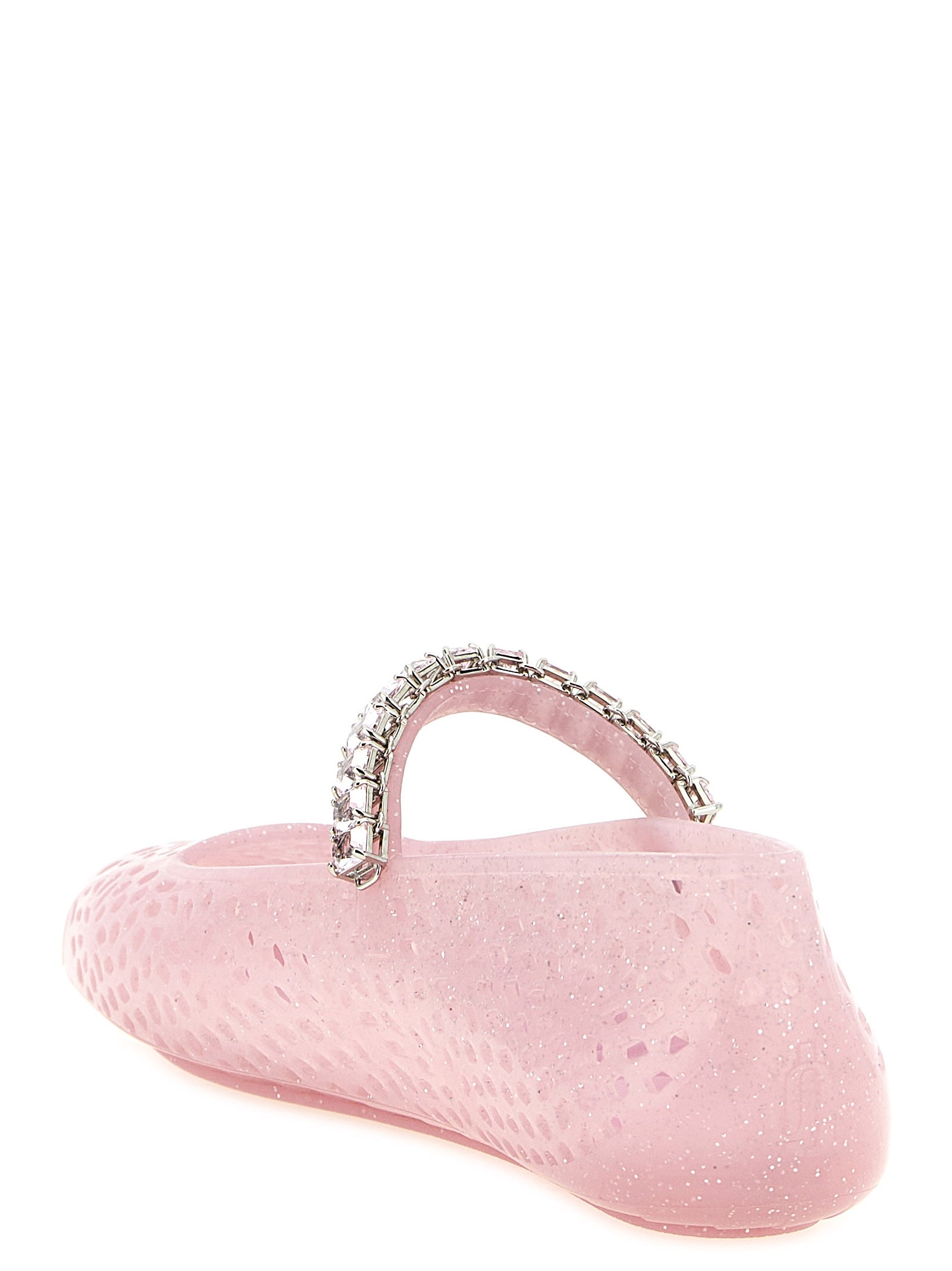 Multicolor Plastic Ballet Flats