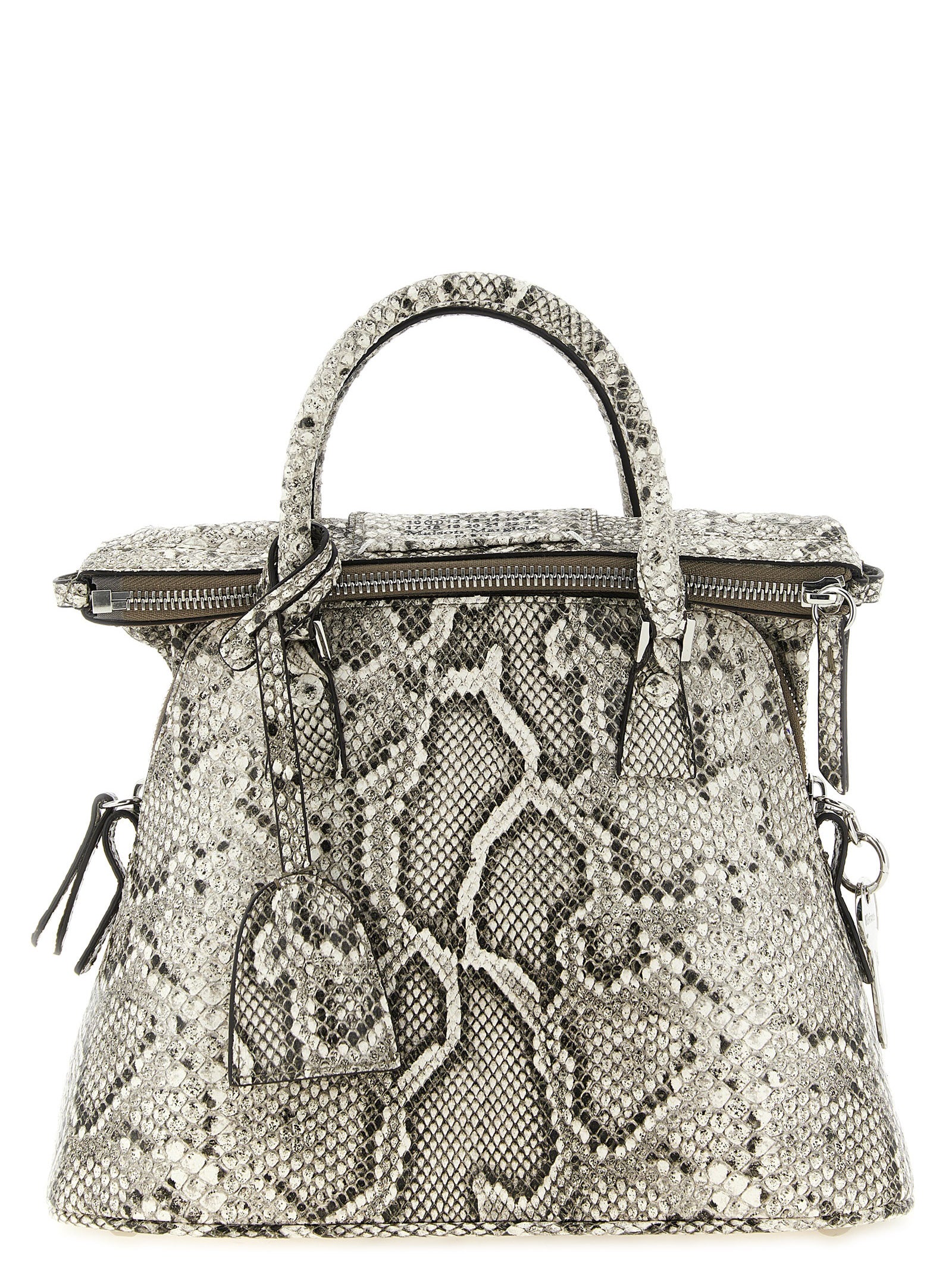 Gray Goatskin Shoulder Bag