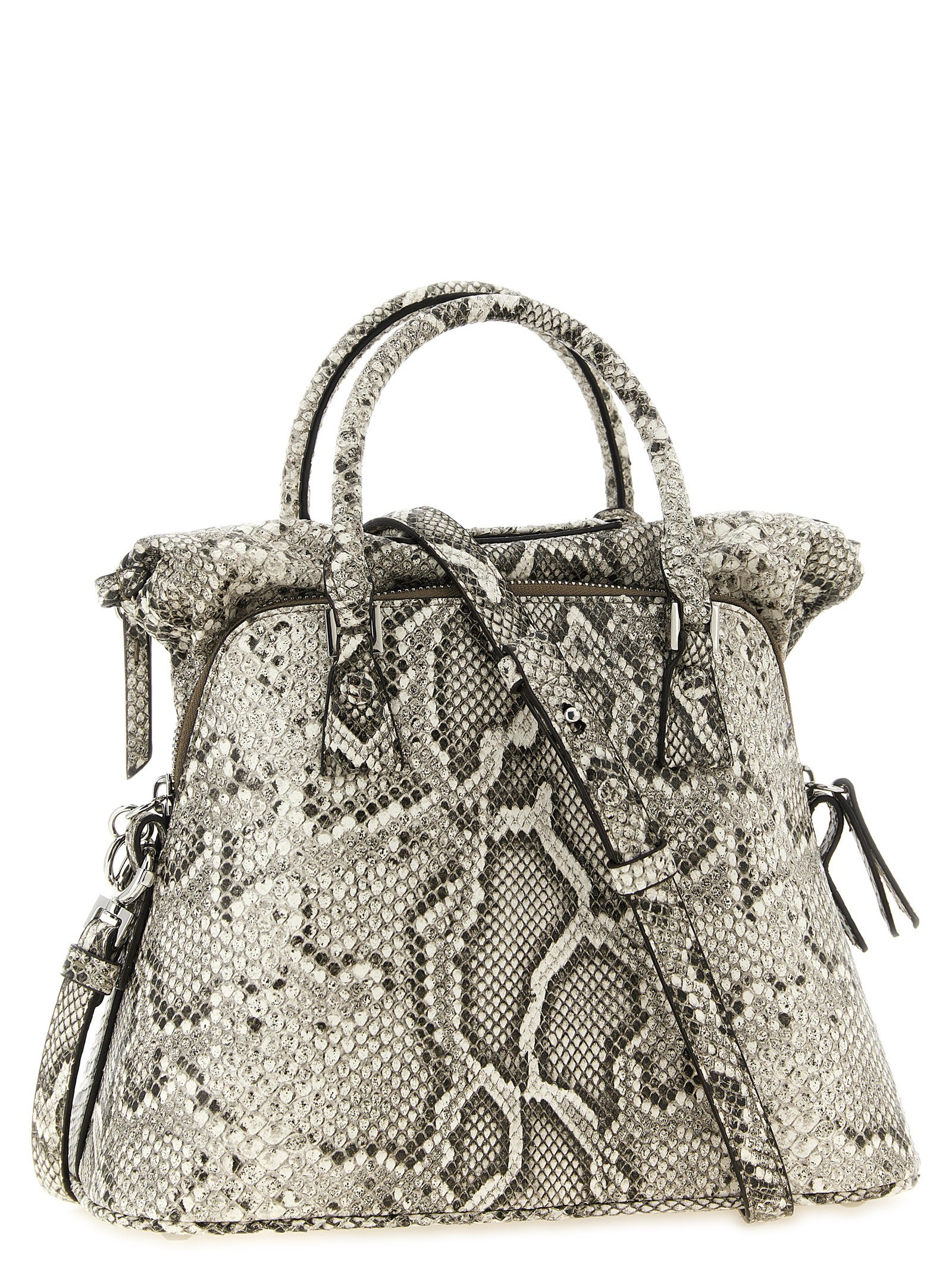 Gray Goatskin Shoulder Bag