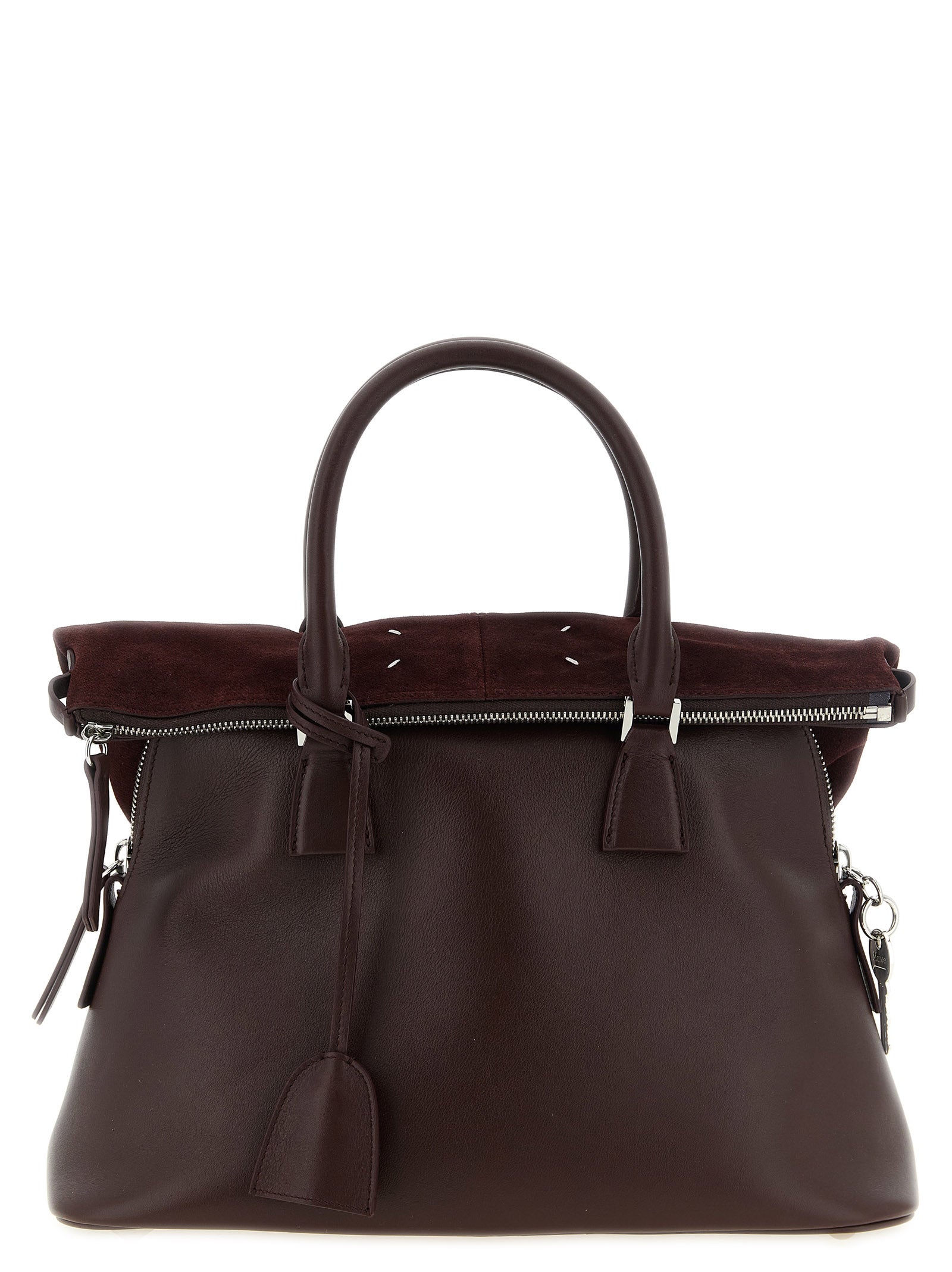 Bordeaux Calfskin Shoulder Bag