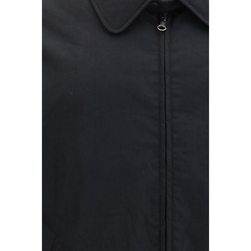 Black Goose Down Full-Length Jacket
