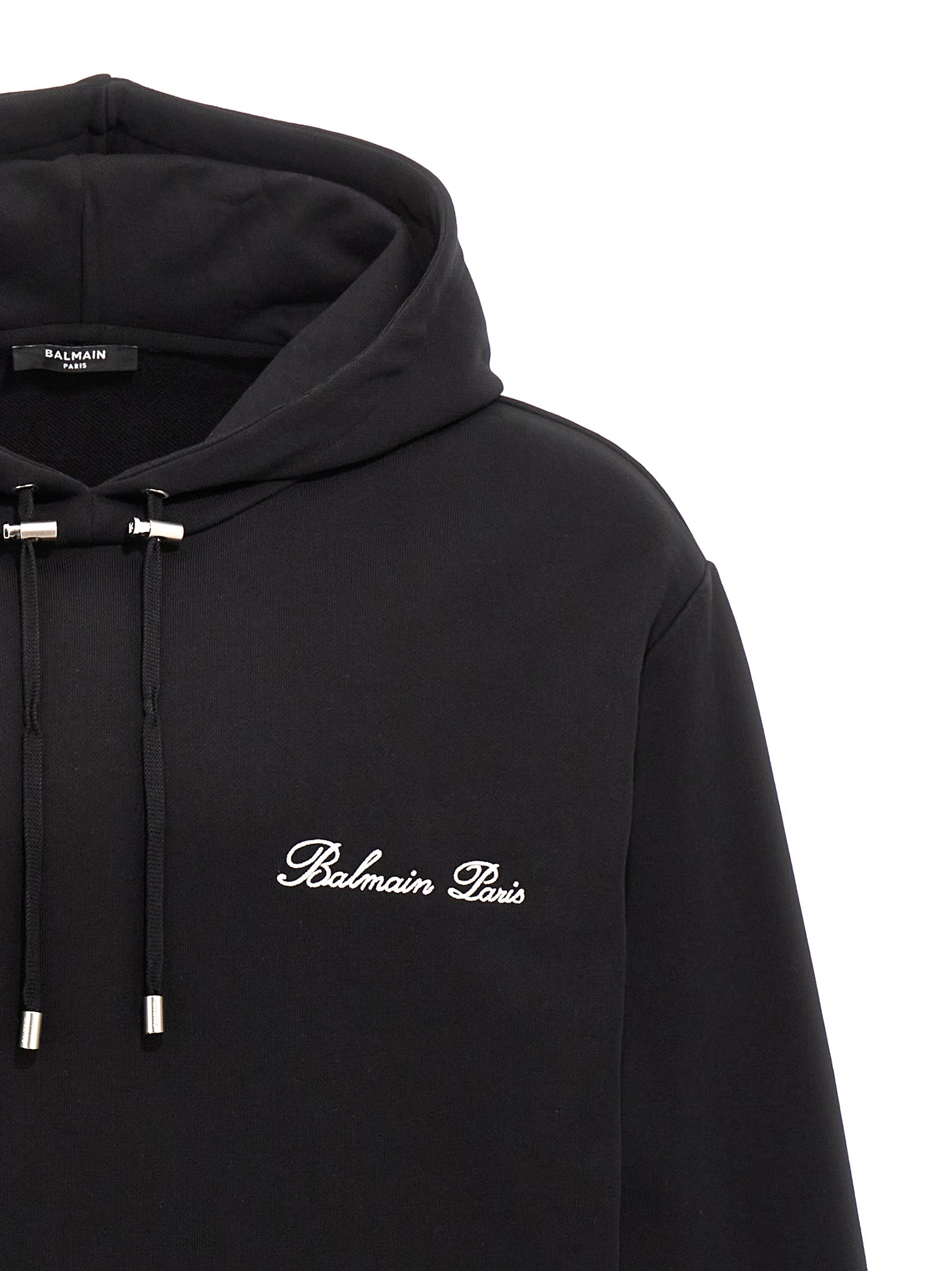 Black Cotton Sweatshirt
