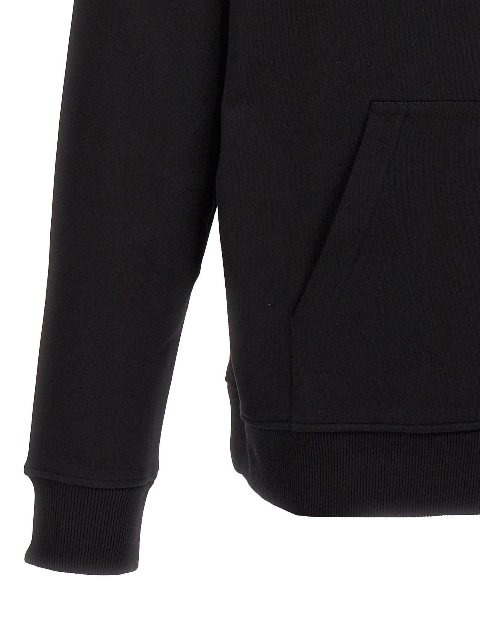 Black Cotton Sweatshirt