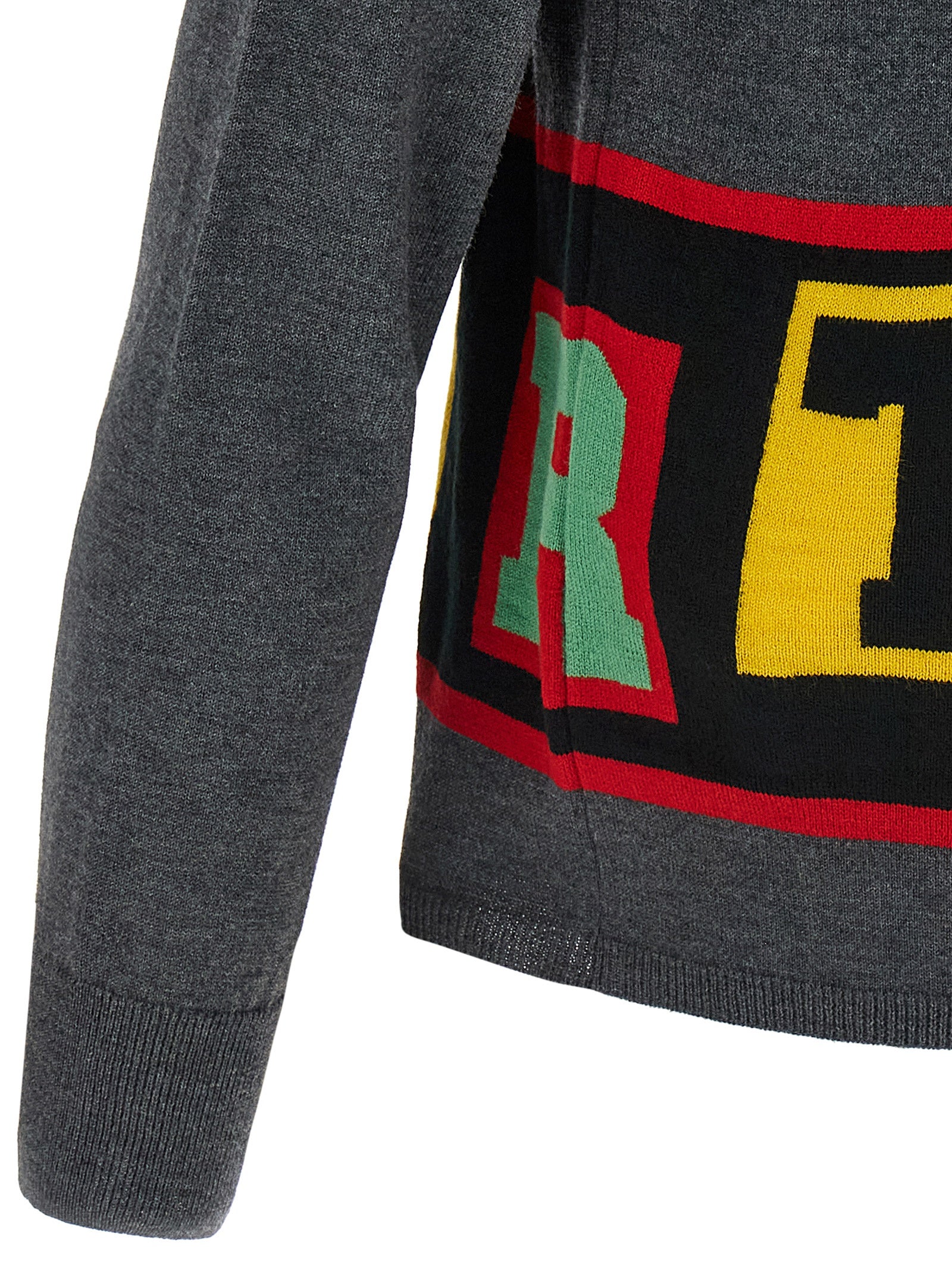 Gray Acetate Cardigan