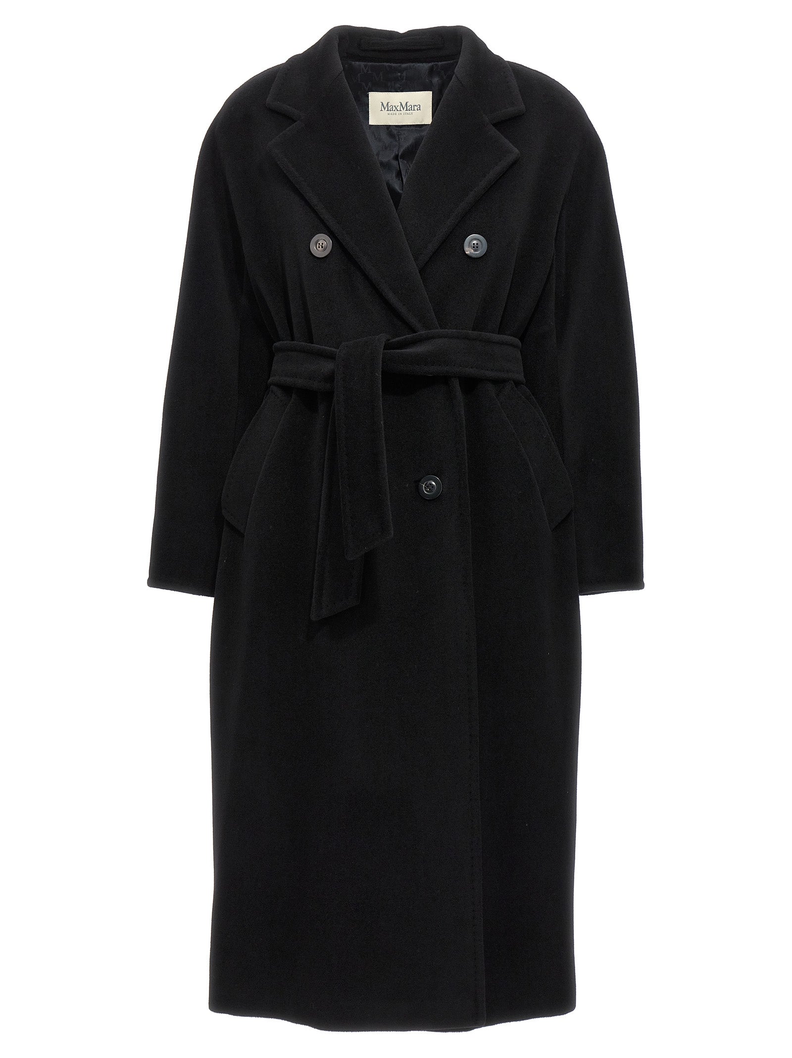 Black Virgin Wool Coat