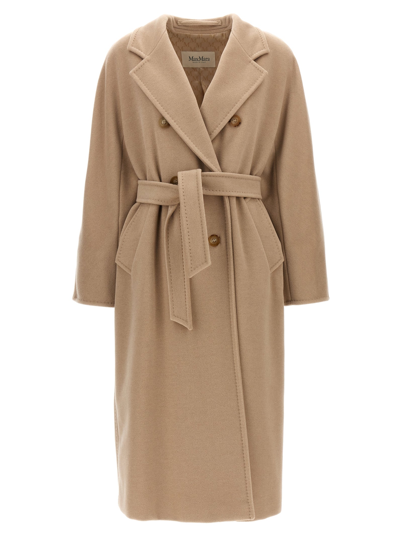 Beige Virgin Wool Coat