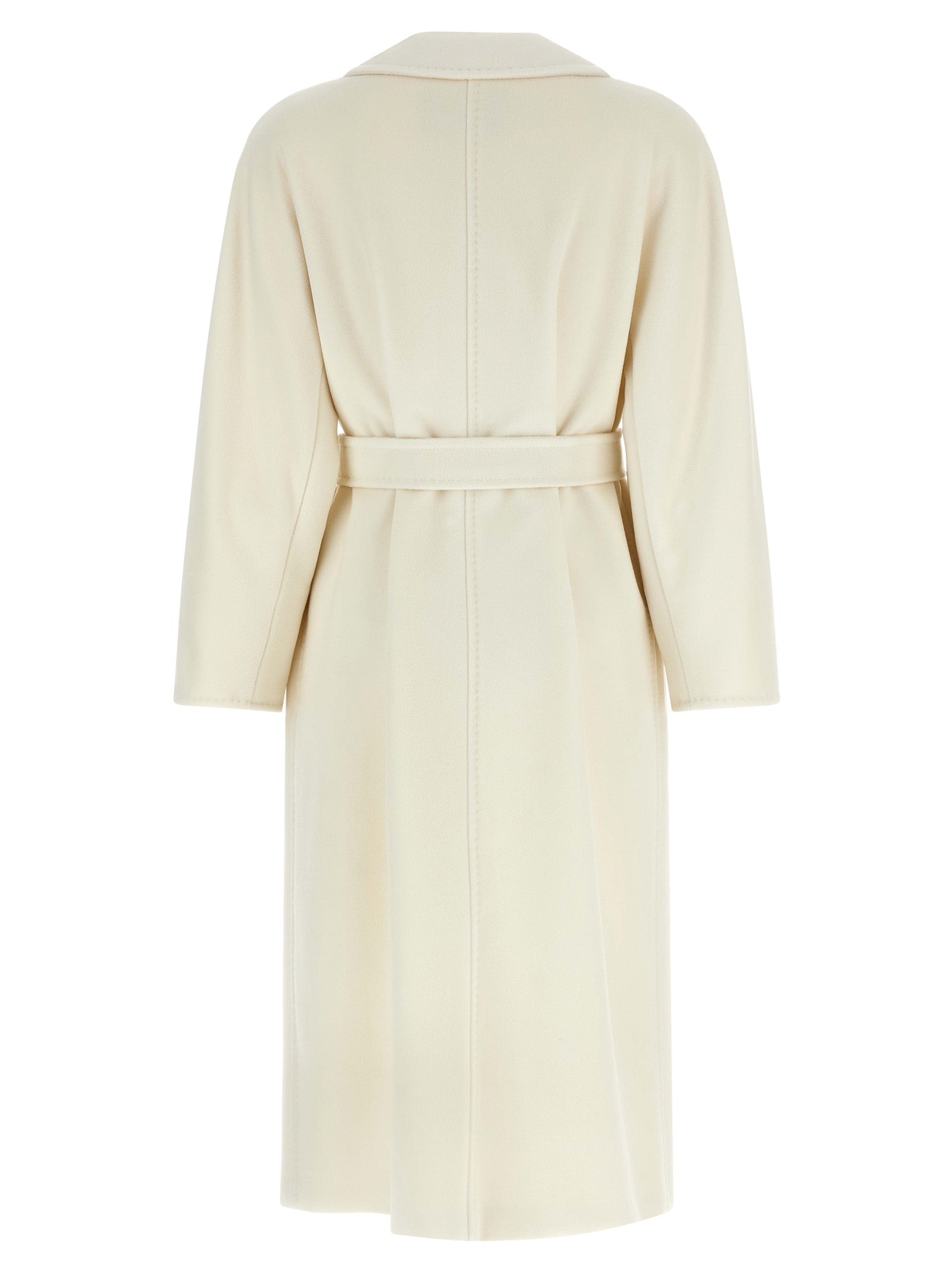 White Virgin Wool Coat