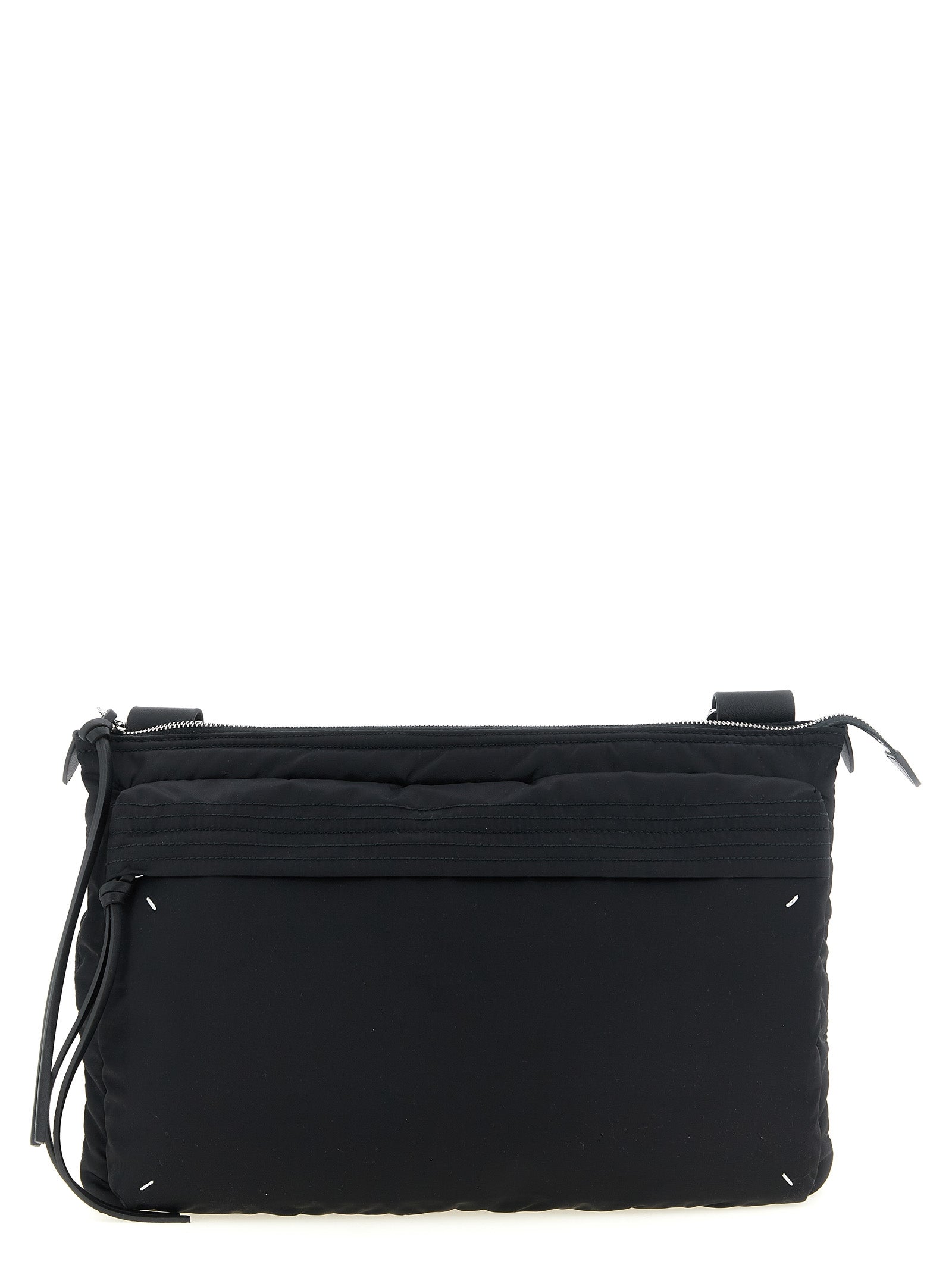 Black Polyamide Crossbody Bag