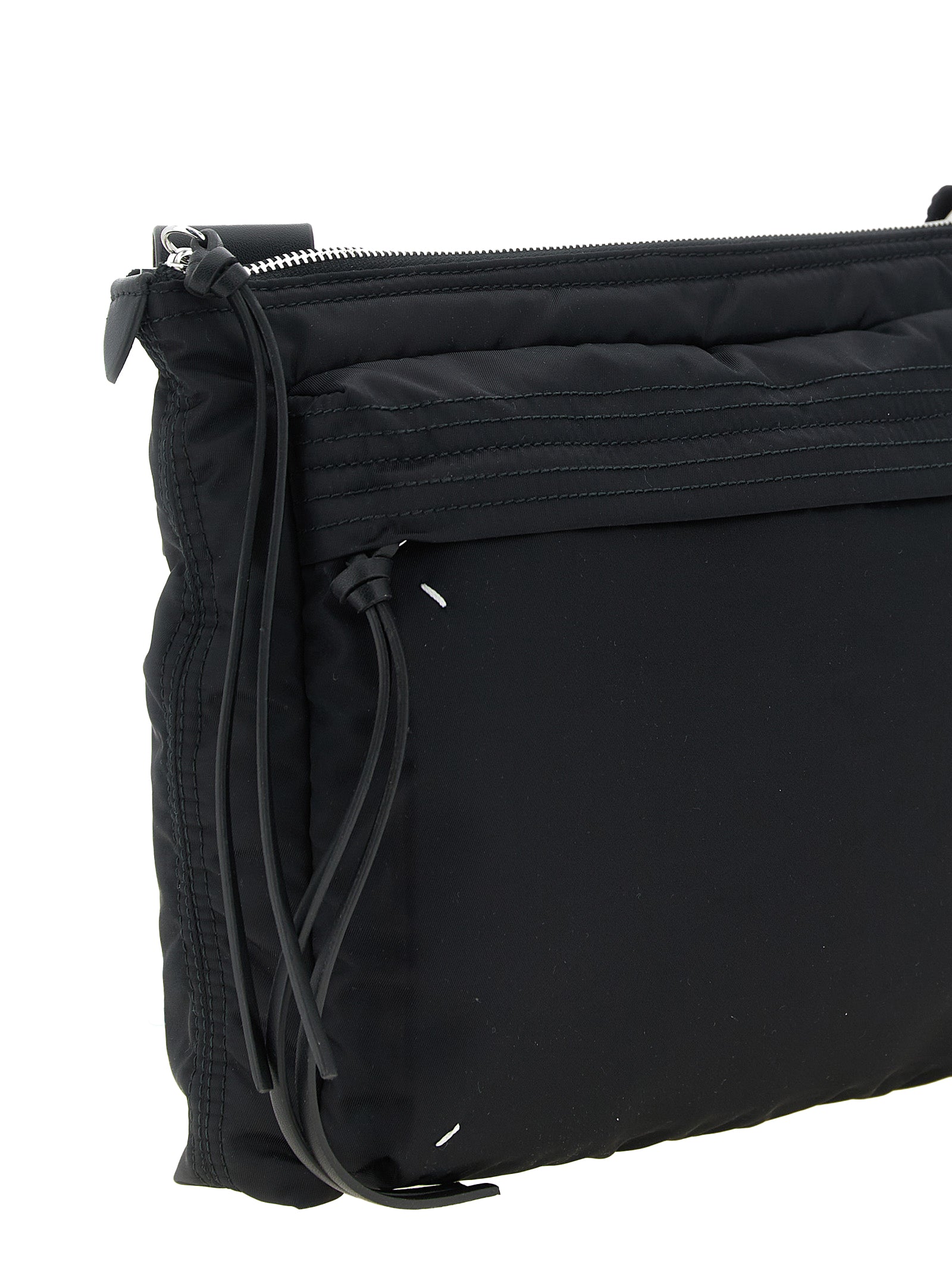 Black Polyamide Crossbody Bag