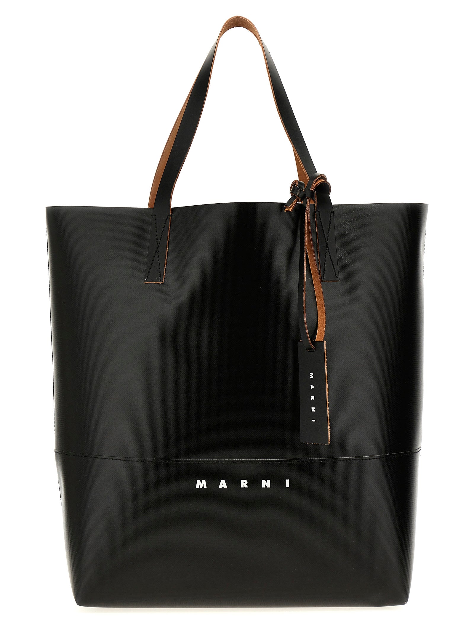Black Polyethylene Tote Bag
