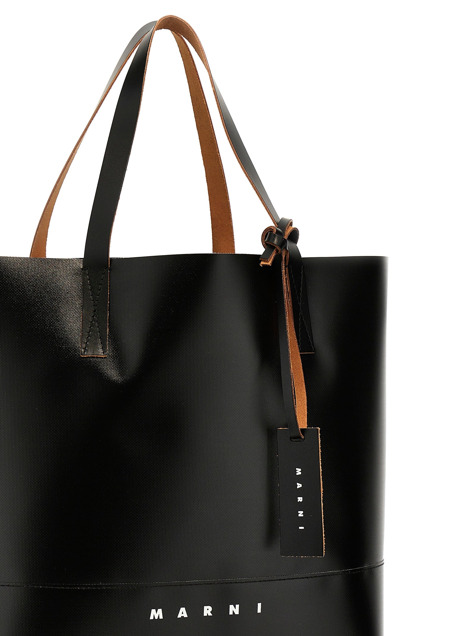 Black Polyethylene Tote Bag
