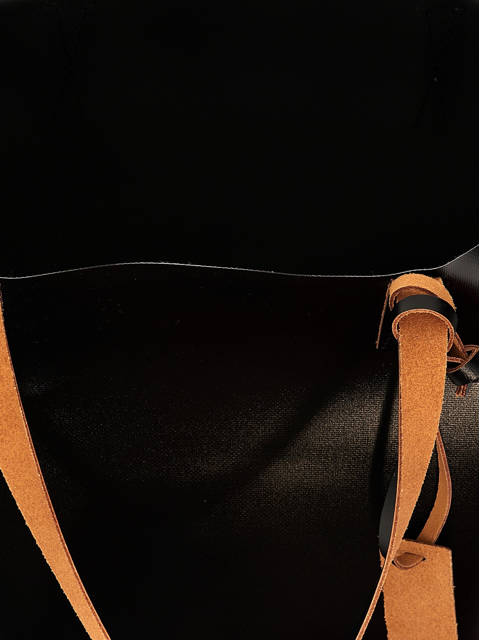 Black Polyethylene Tote Bag
