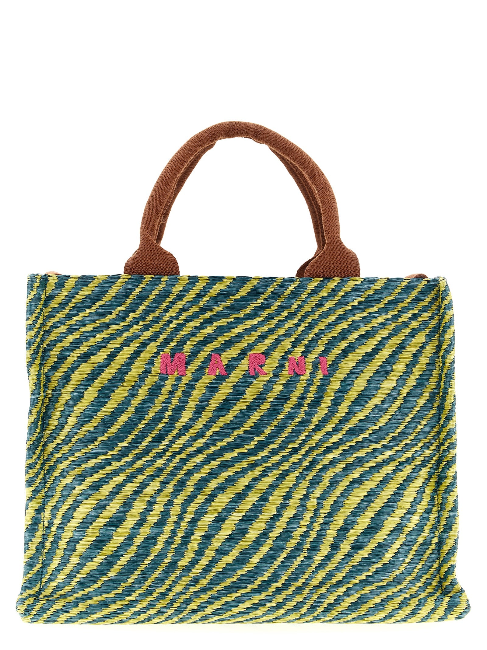 Multicolor Polyamide Handbag