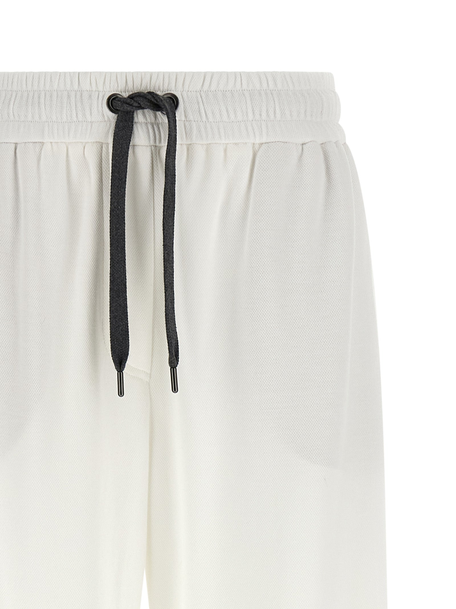 White Cotton Joggers (Workout Pants)