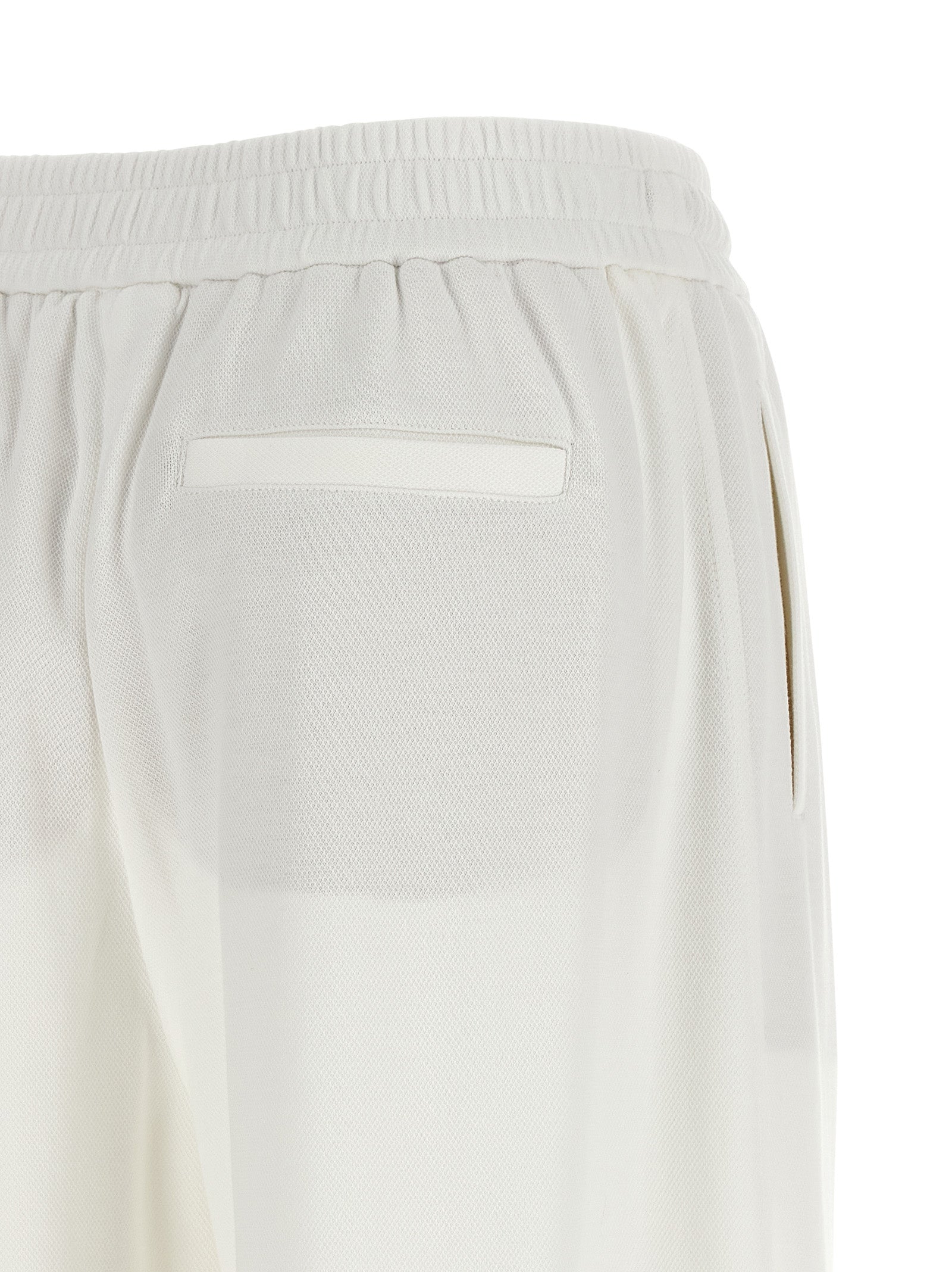 White Cotton Joggers (Workout Pants)