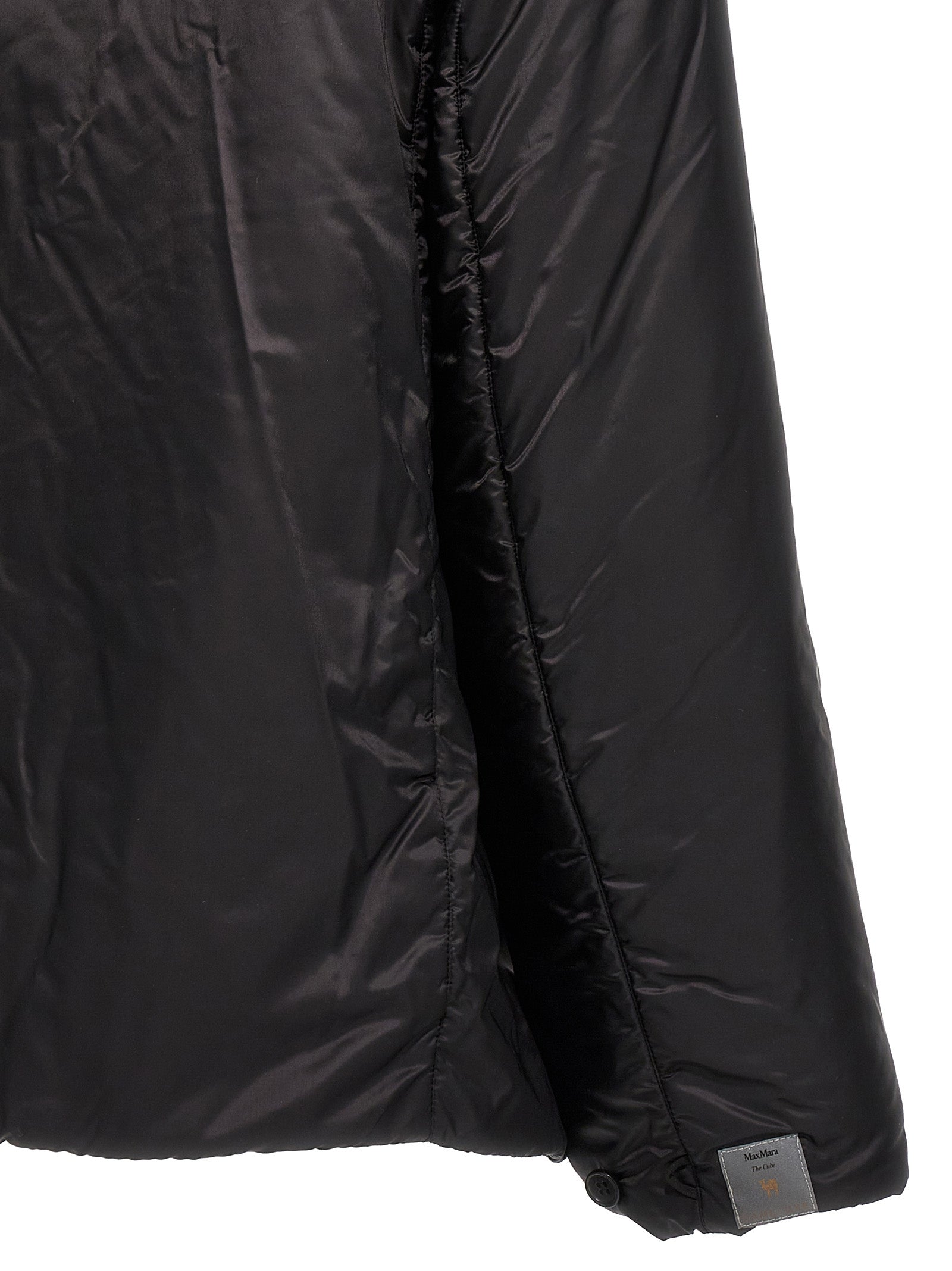 Black Polyester Shell Jacket