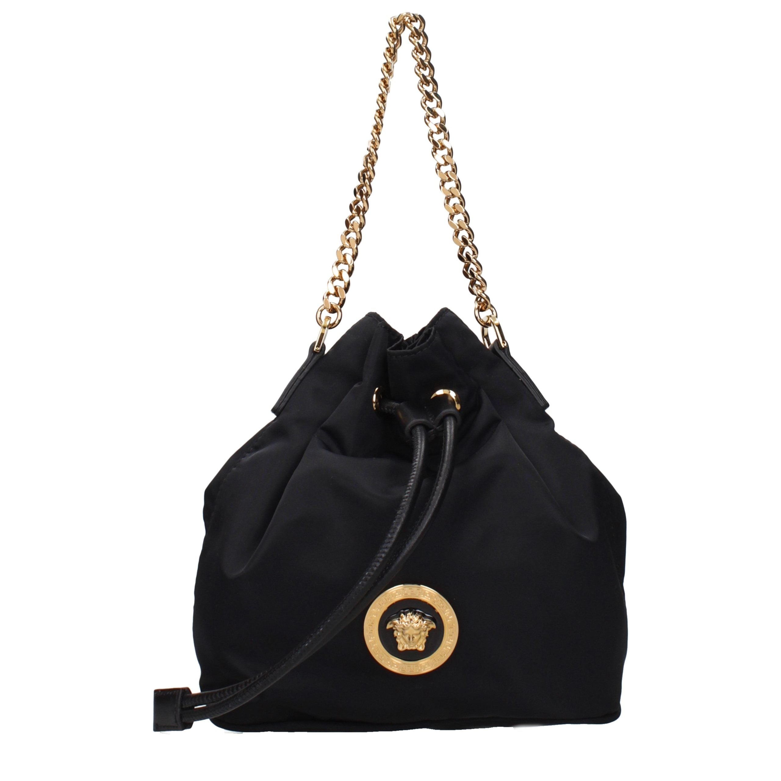 Black Fabric Handbag