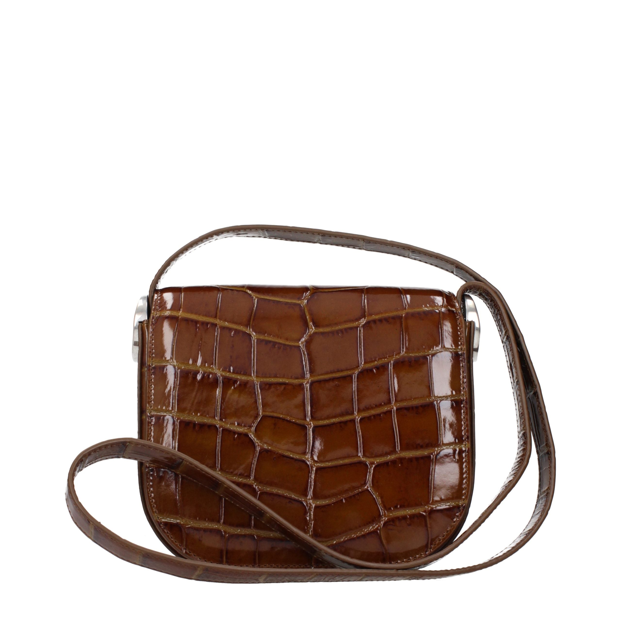 Brown Leather Crossbody Bag