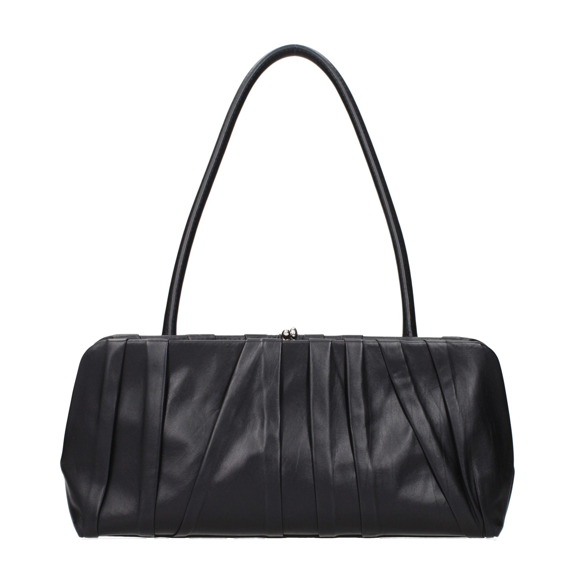Black Leather Shoulder Bag