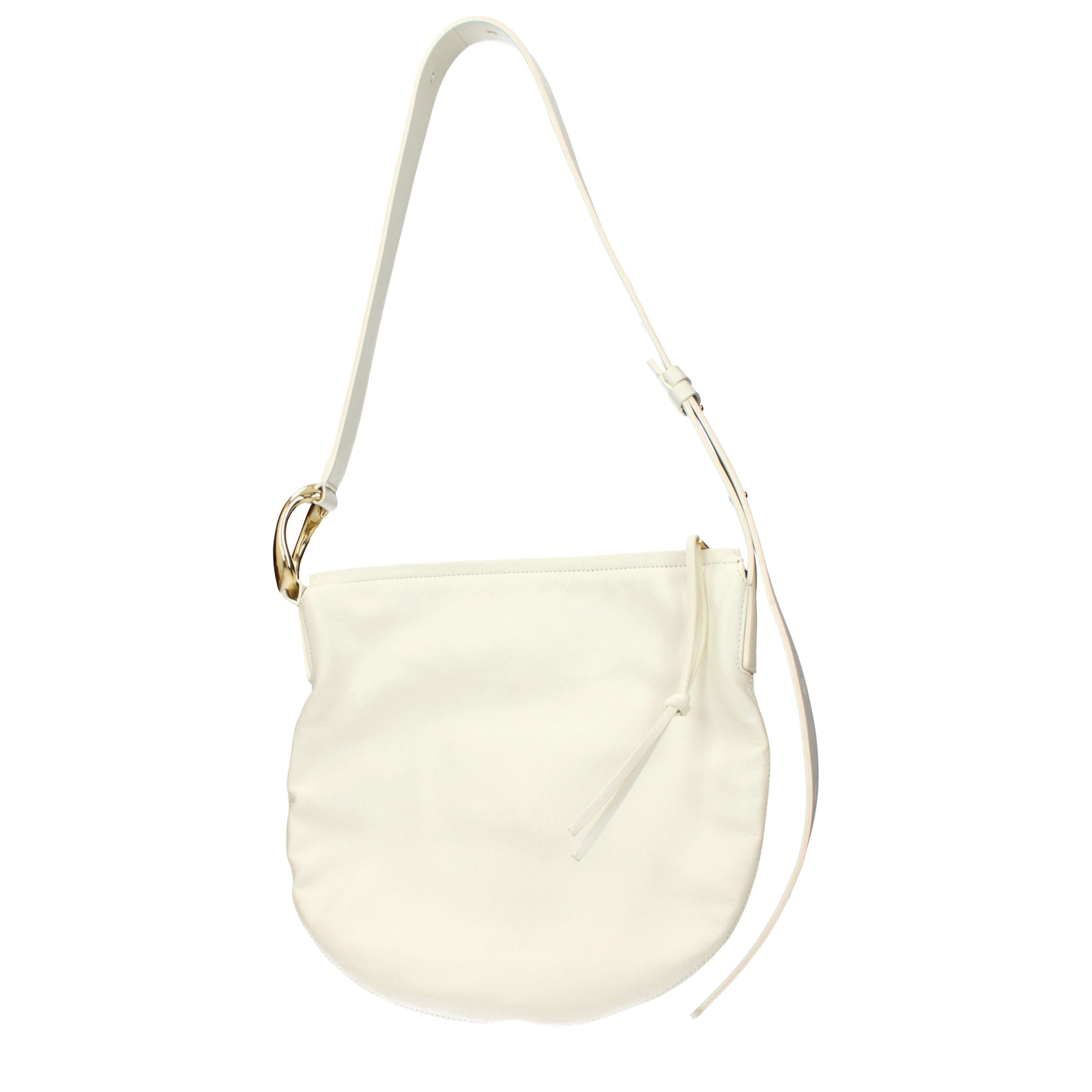 Beige Leather Crossbody Bag