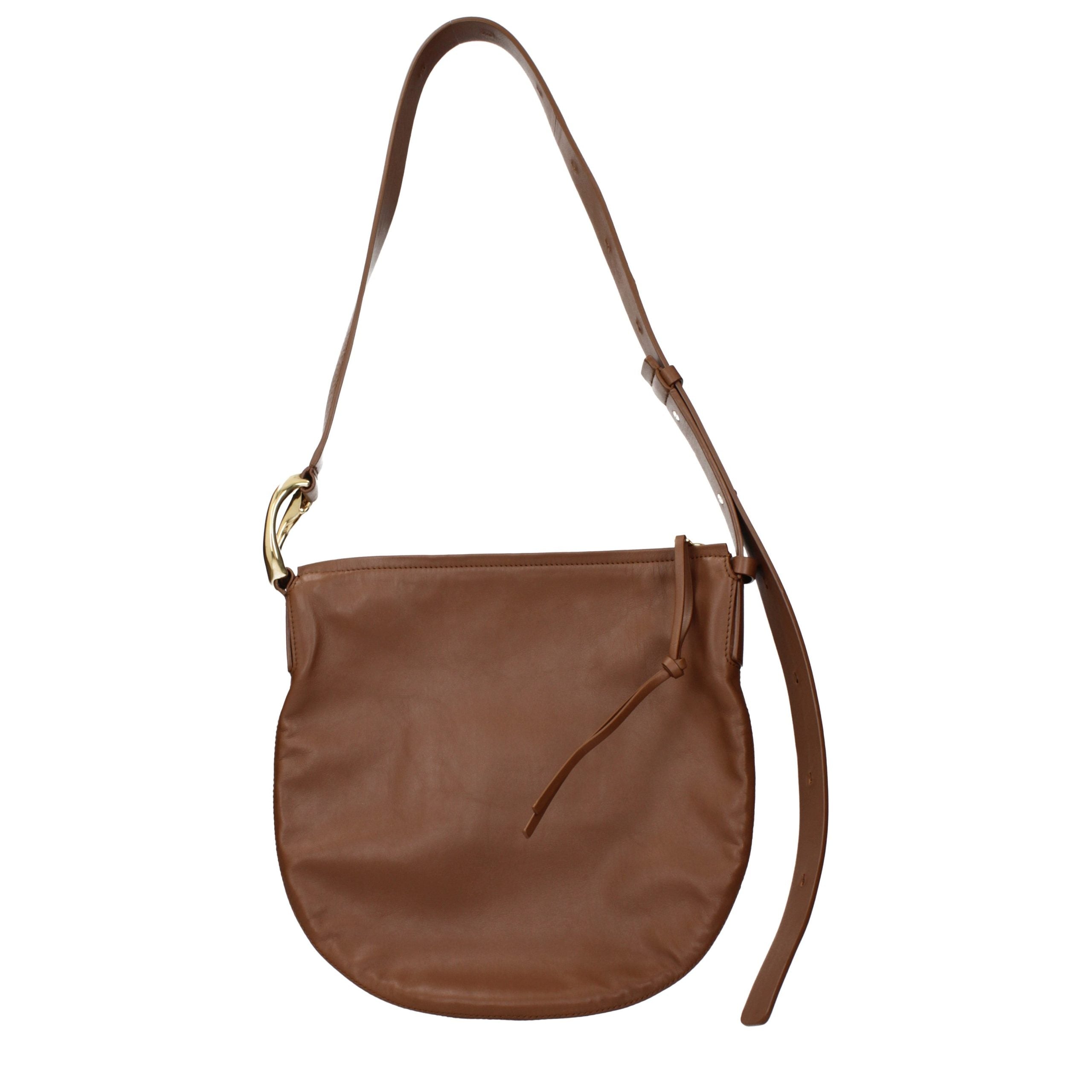 Brown Leather Crossbody Bag