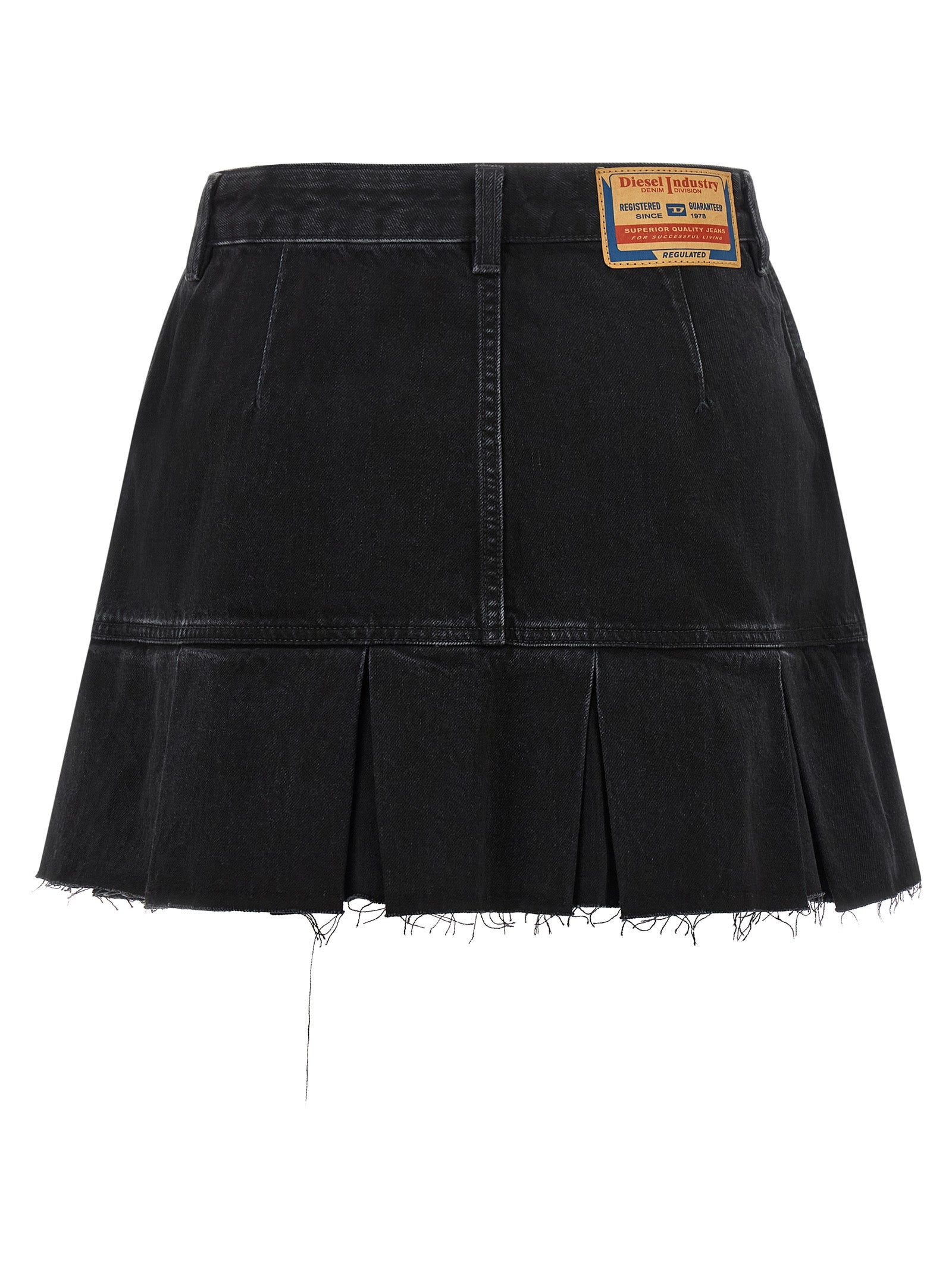 Blue Cotton Long Skirt
