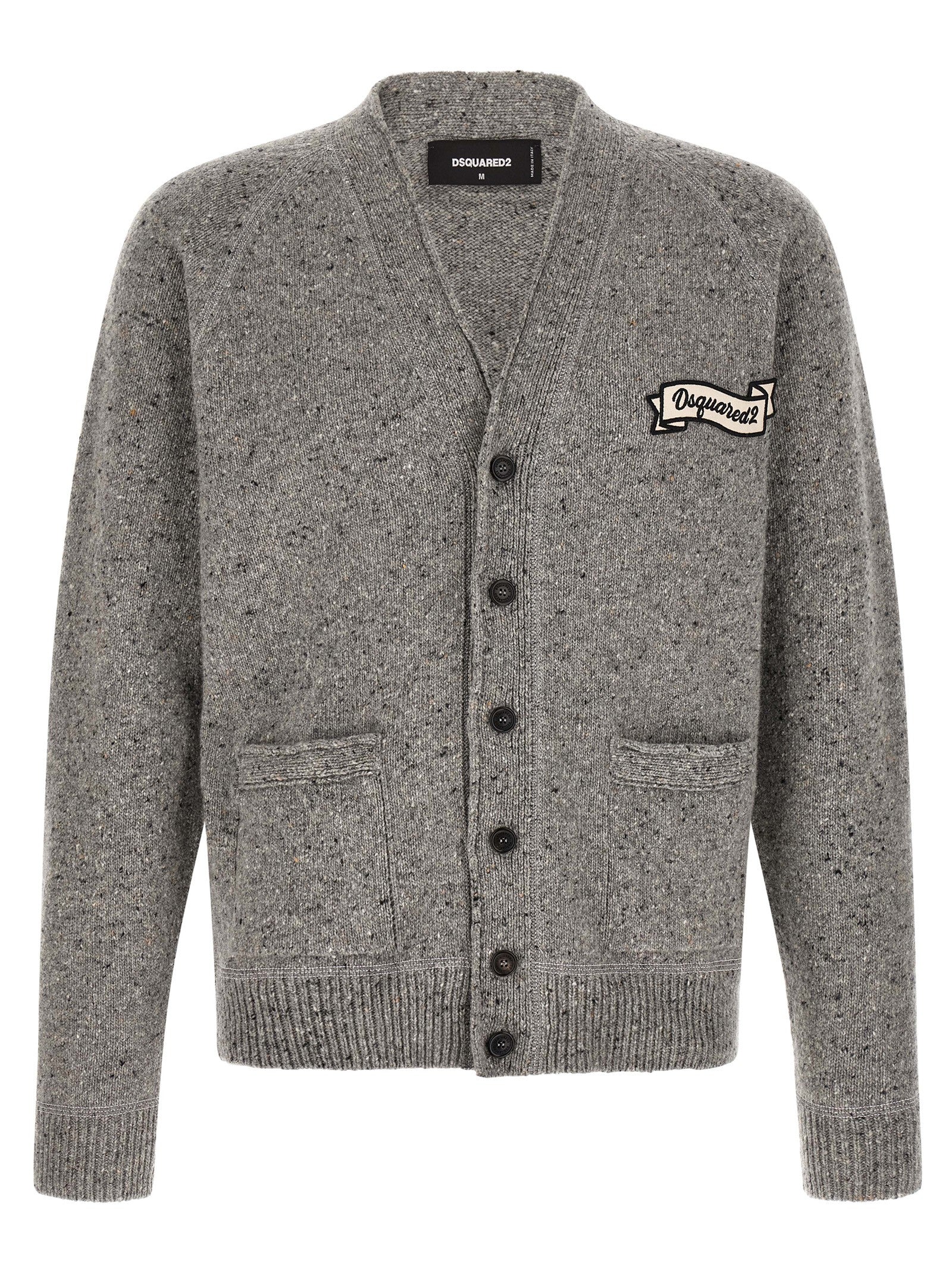 Gray Wool Cardigan