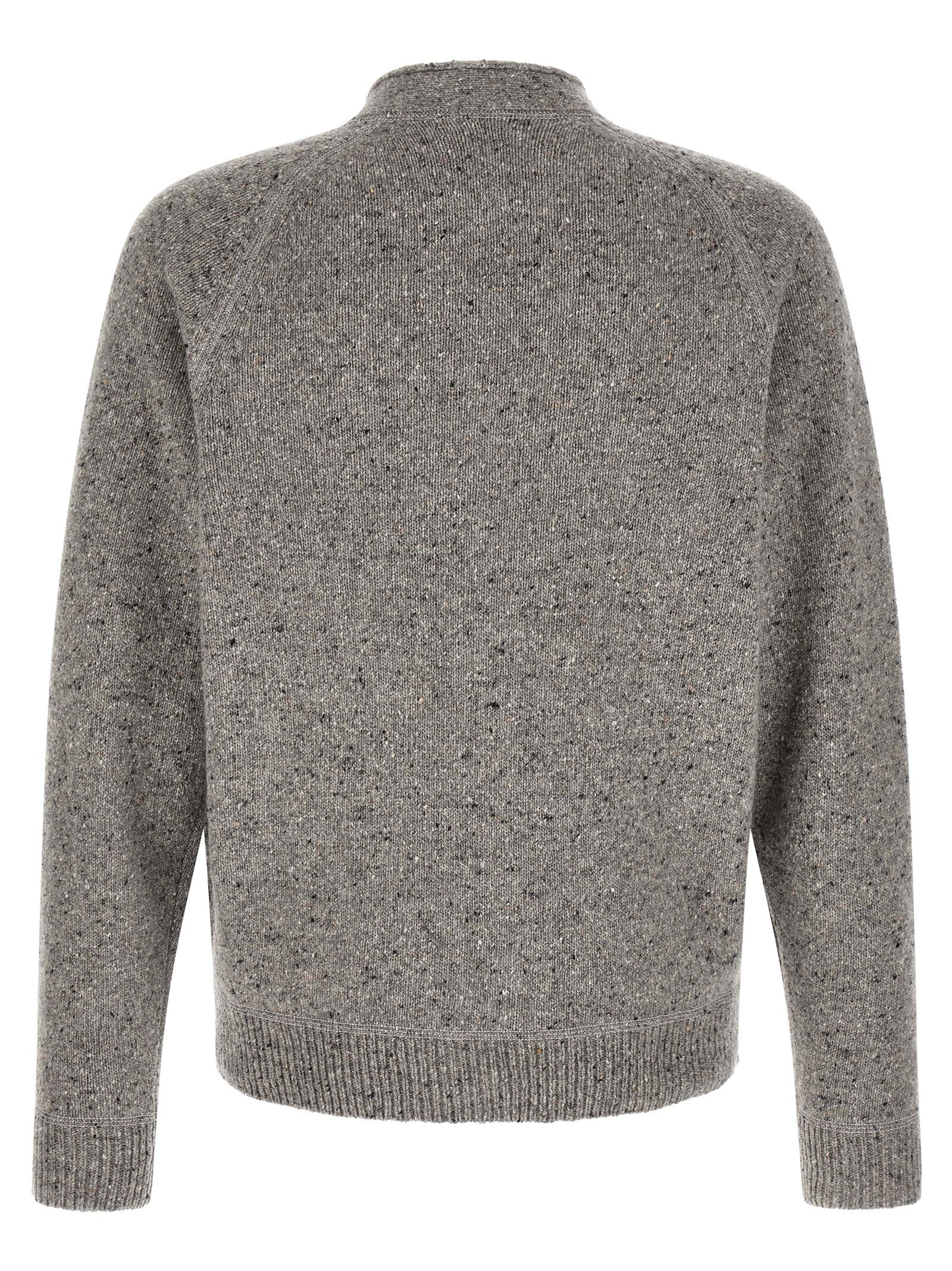 Gray Wool Cardigan