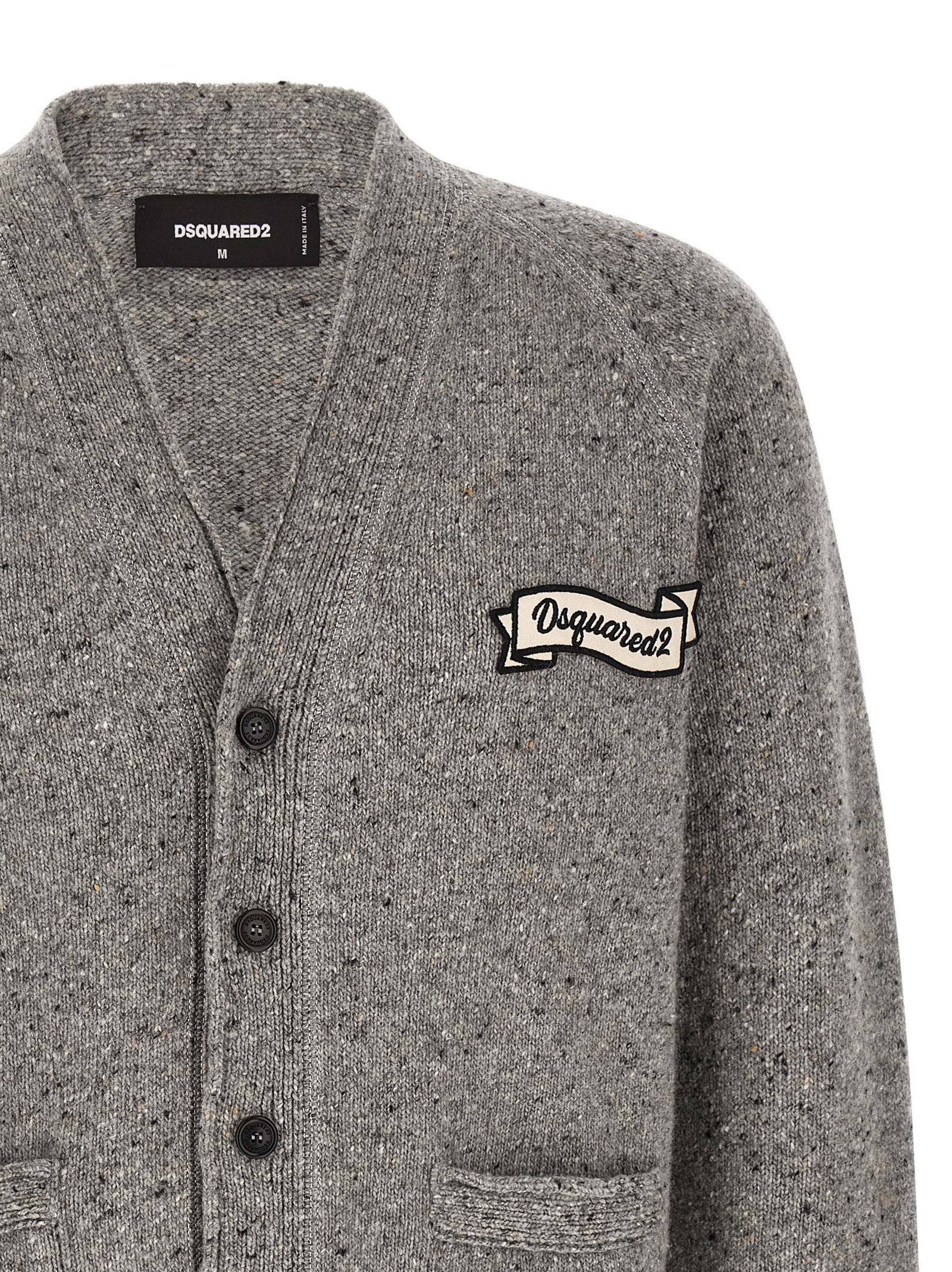 Gray Wool Cardigan
