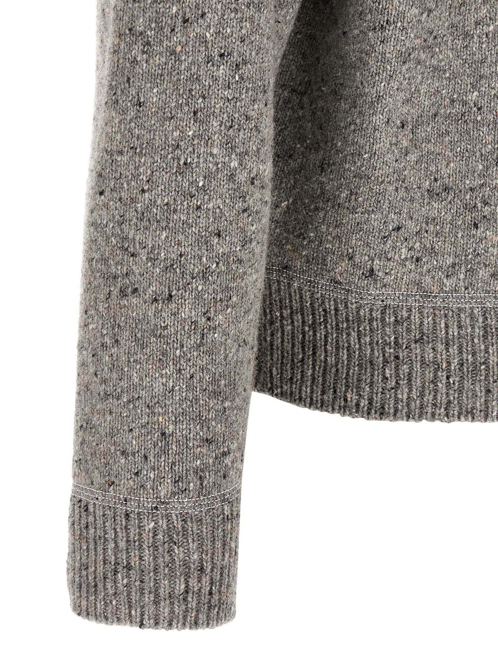 Gray Wool Cardigan