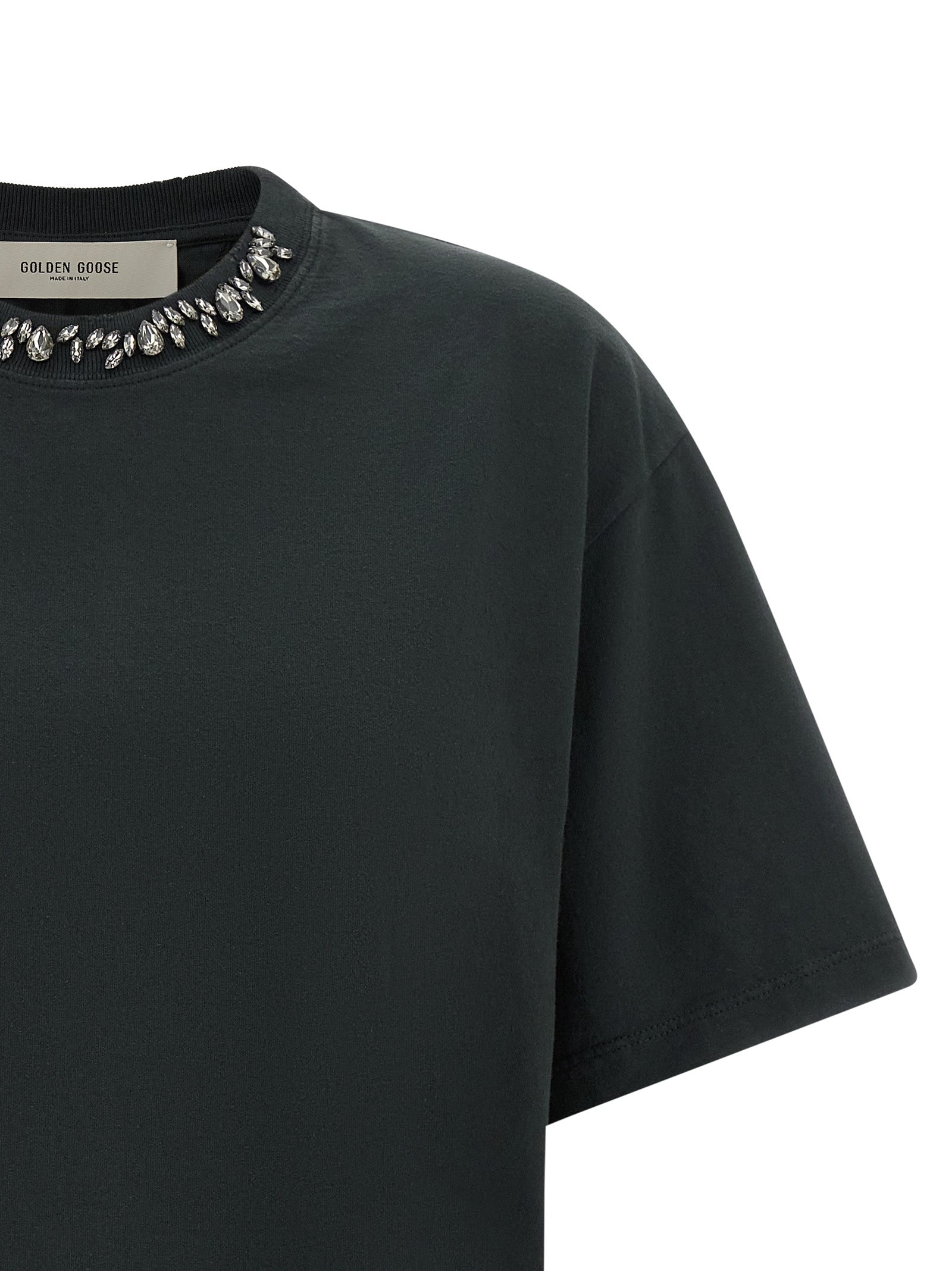 Black Cotton T-Shirt
