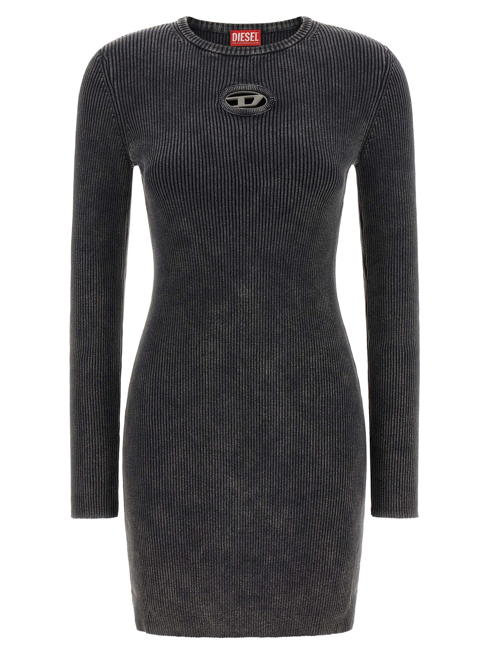 Black Cotton Short Dress