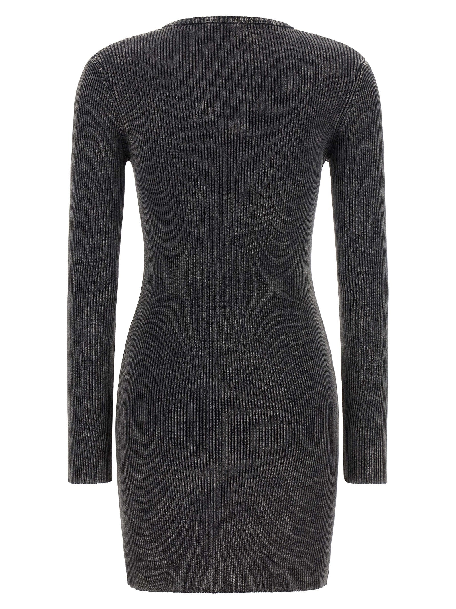 Black Cotton Short Dress