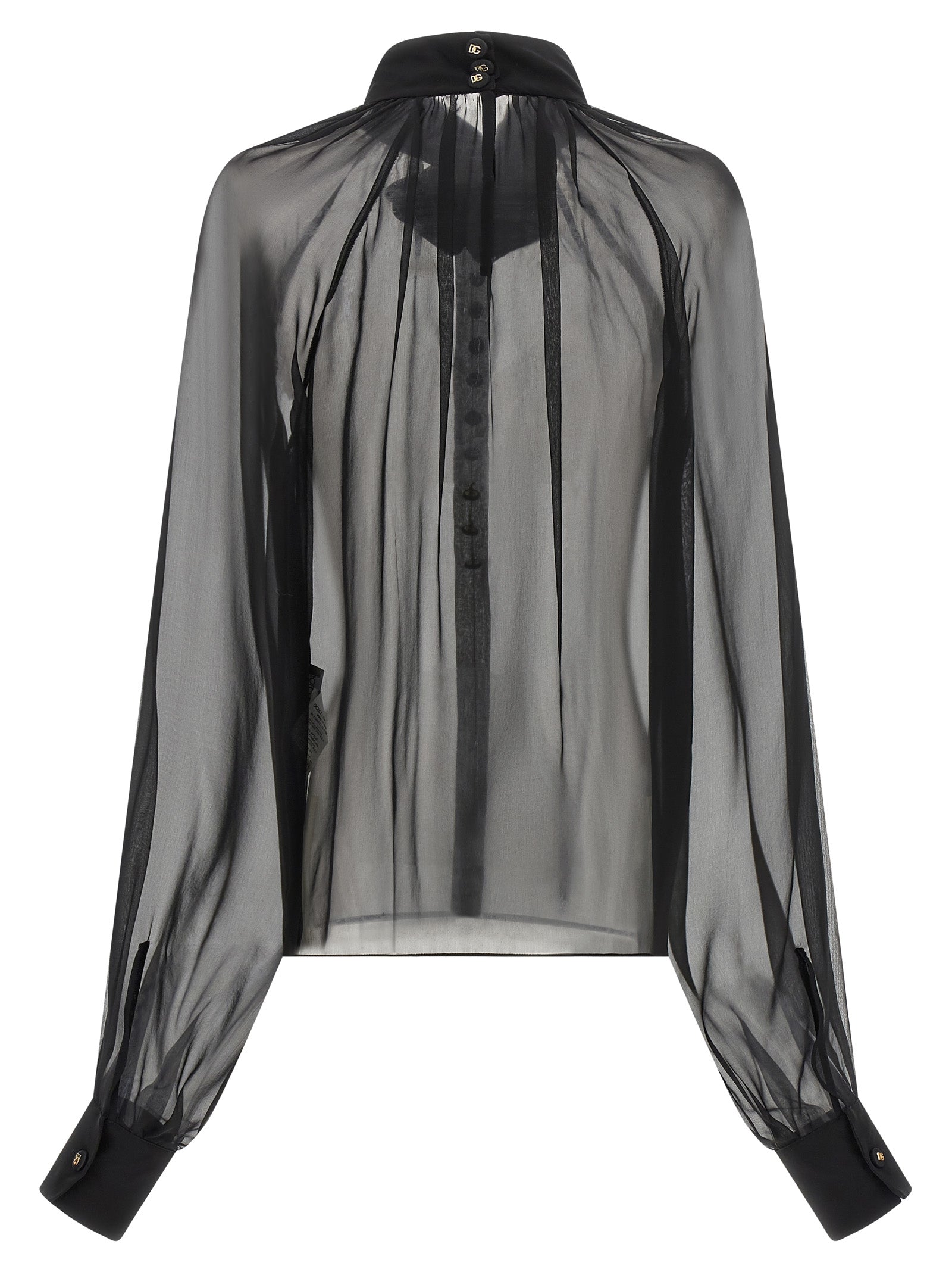 Black Silk Blouse