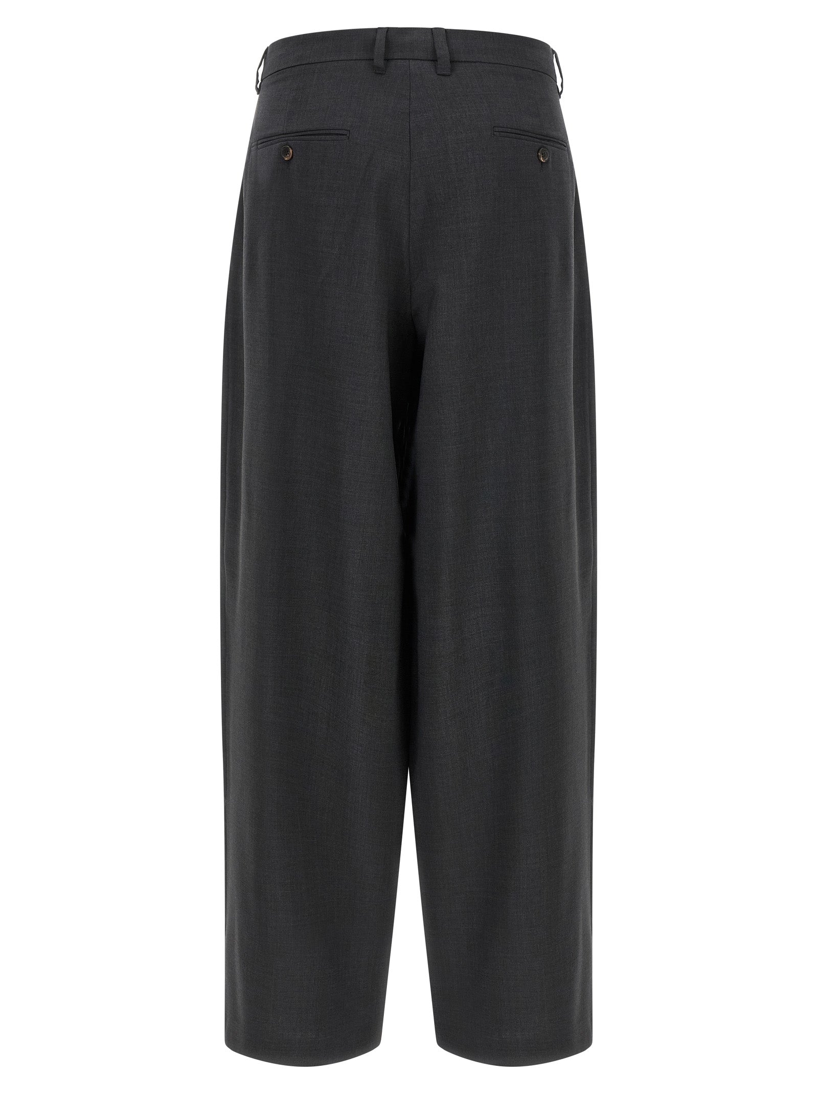 Gray Wool Dress Pants