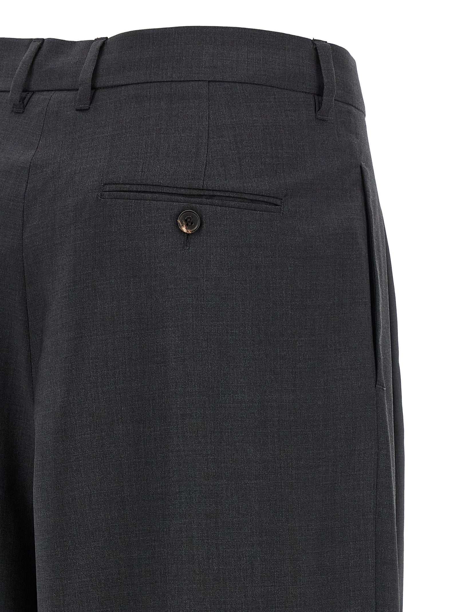 Gray Wool Dress Pants
