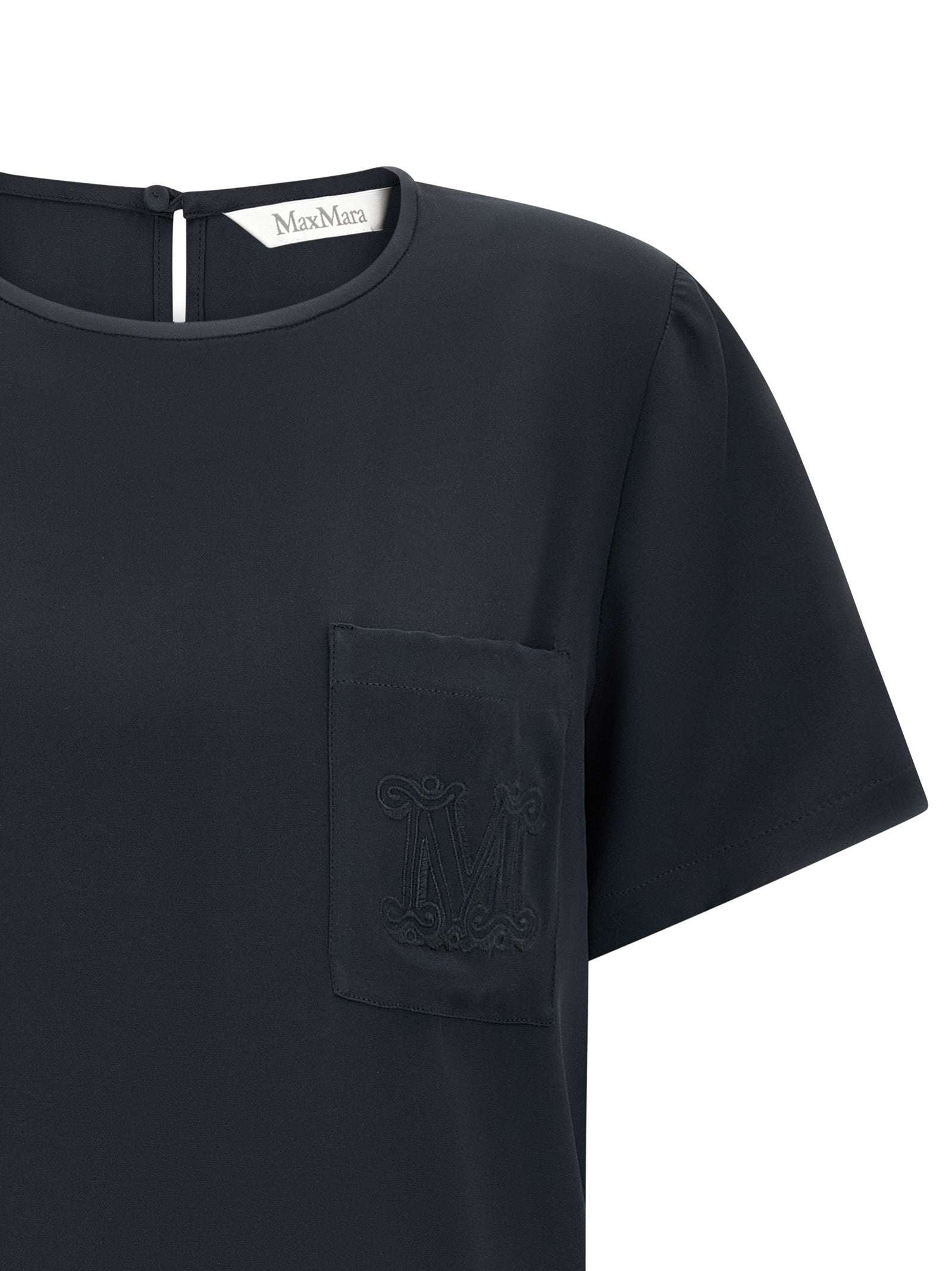 Black Silk Blouse