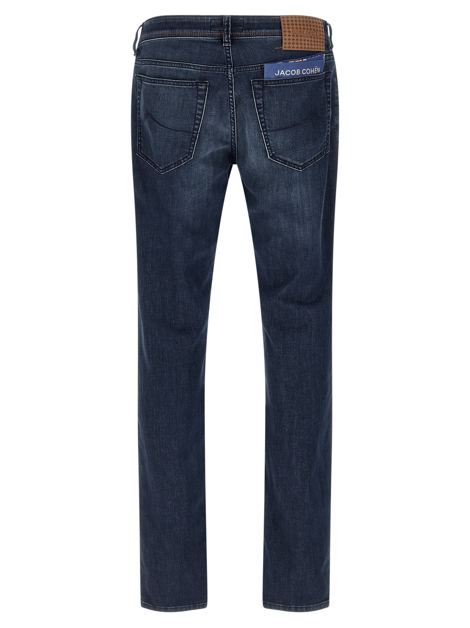 Blue Cotton Slim Fit Jeans