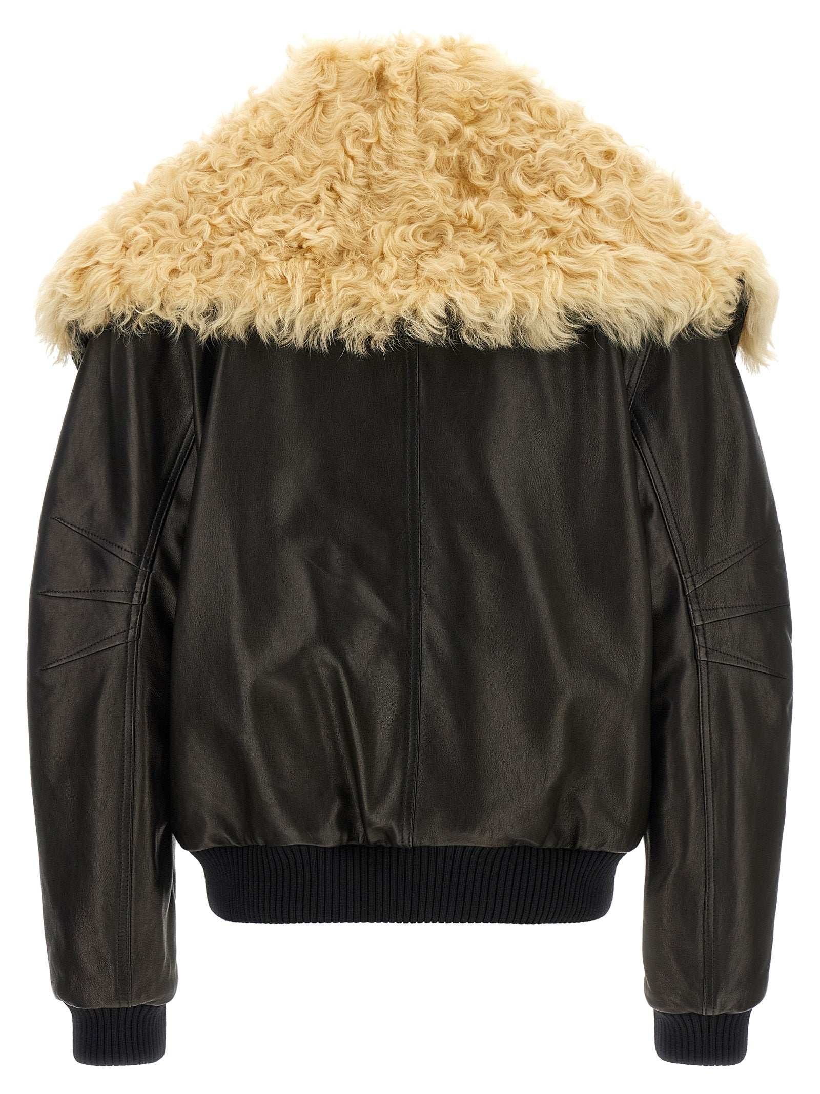 Black Lamb Leather Leather Jacket