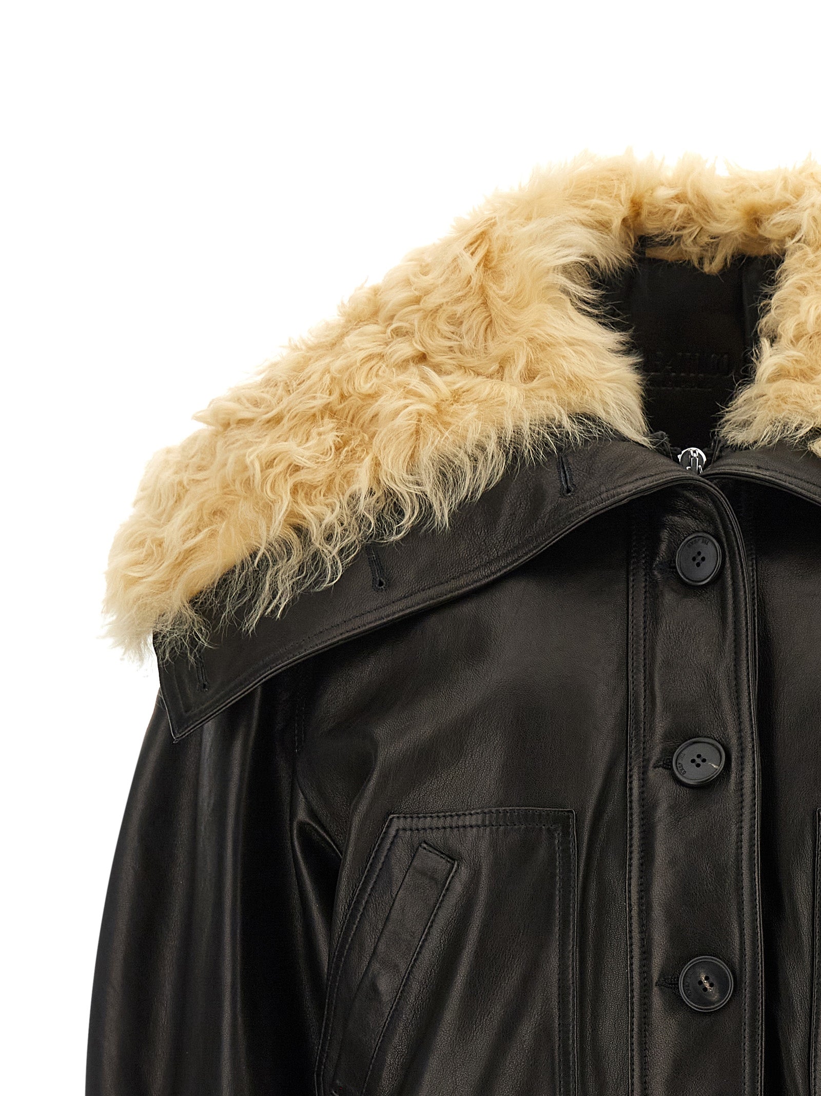 Black Lamb Leather Leather Jacket