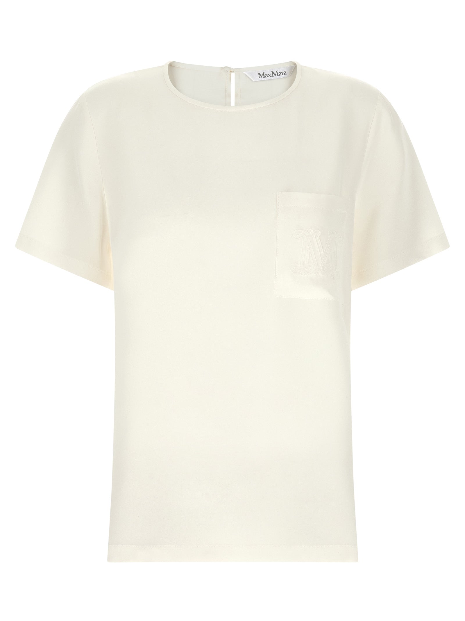 White Silk Blouse