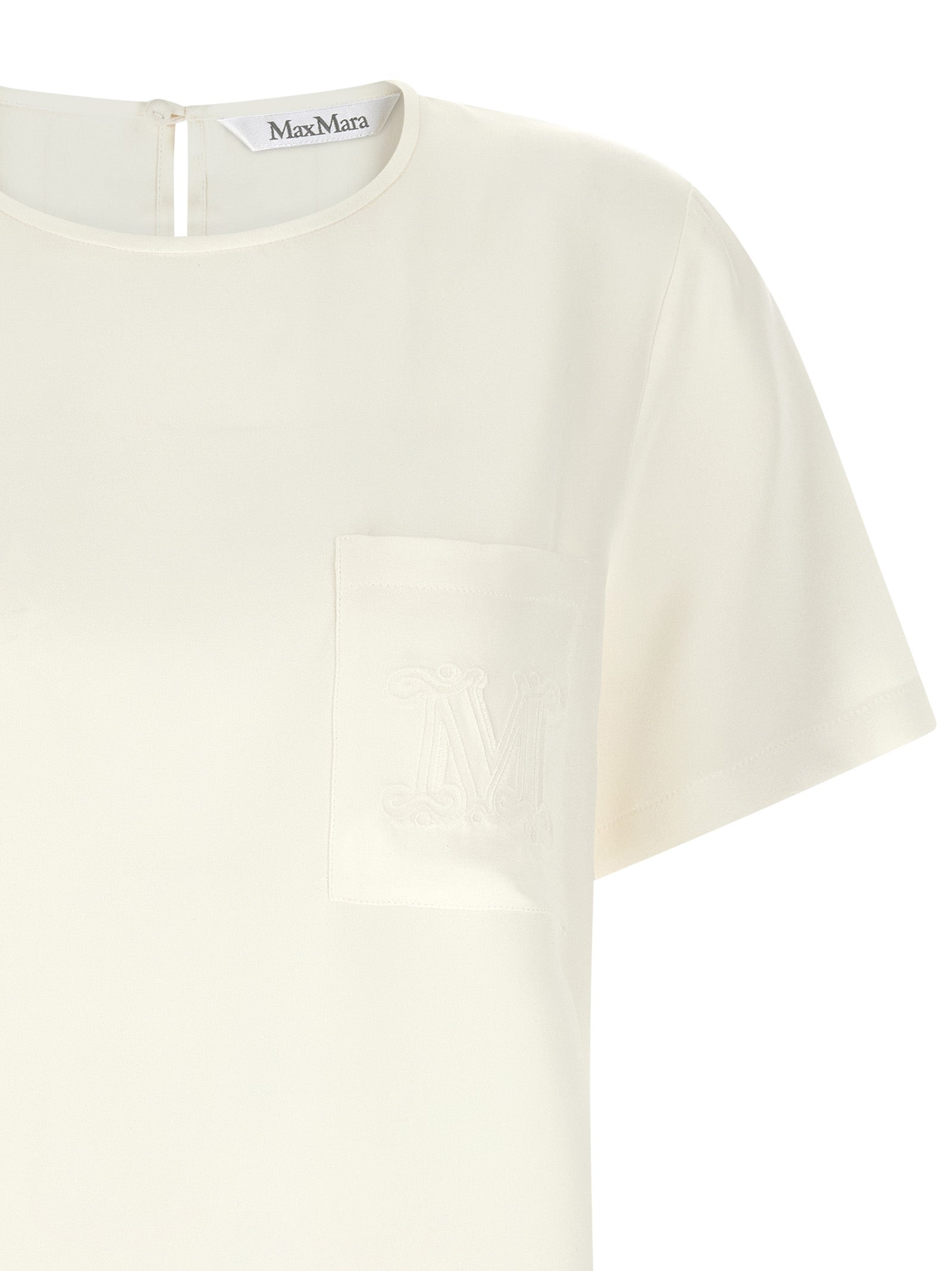 White Silk Blouse
