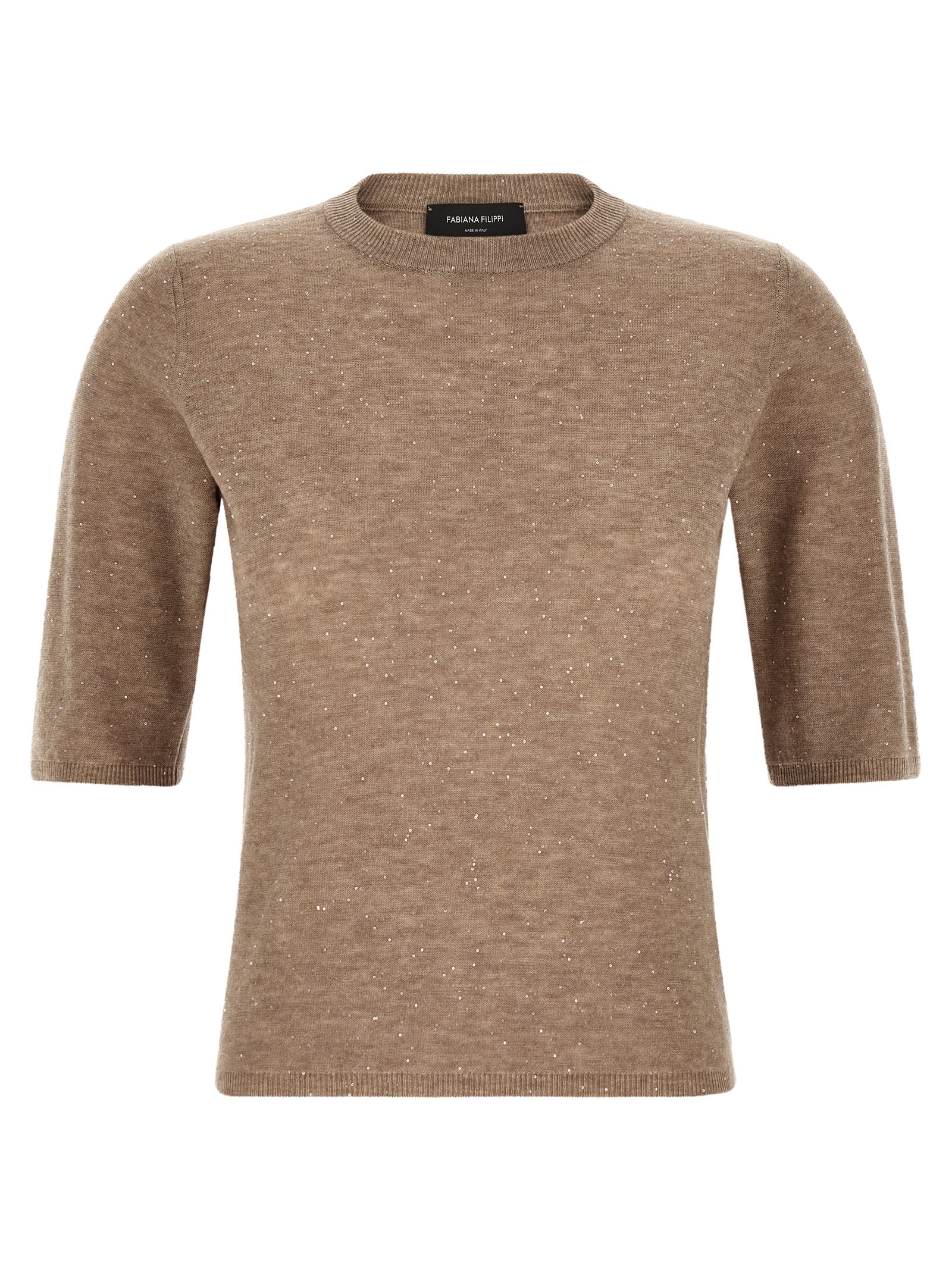 Beige Wool T-Shirt
