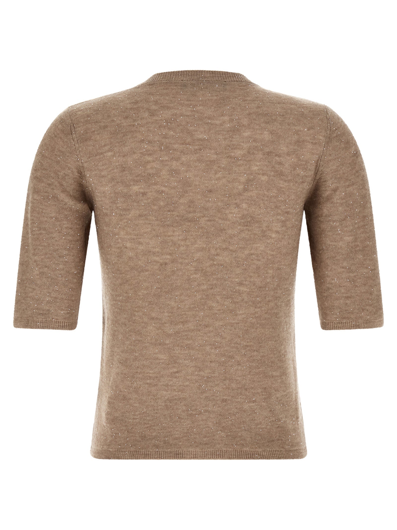 Beige Wool T-Shirt